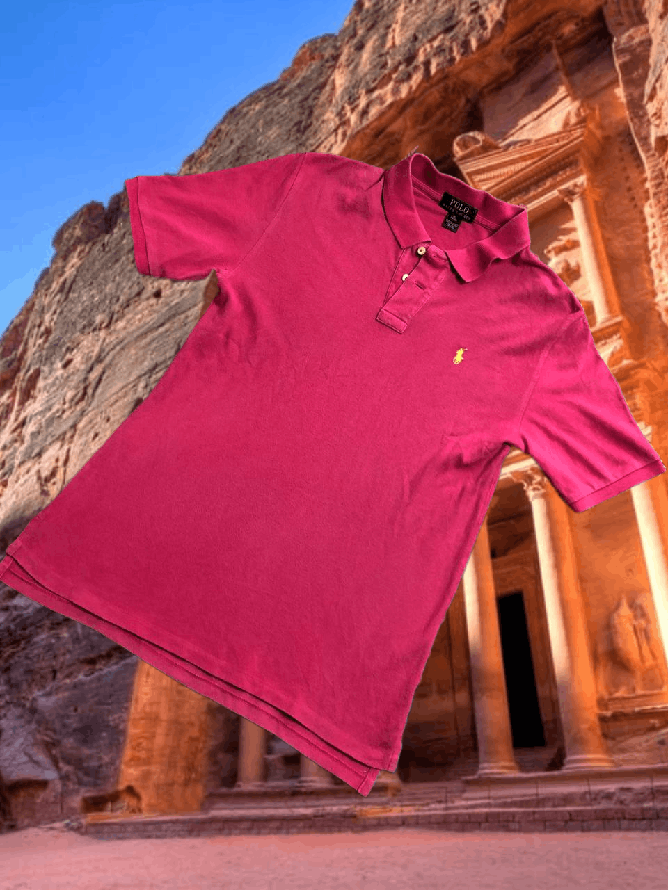 Polo Ralph Lauren Streetwear T-Shirt Polo Ralph Lauren pink polos Y2K Vintage Size US XL / EU 56 / 4 - 1 Thumbnail