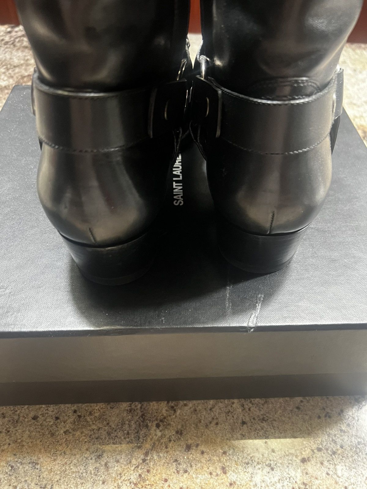 Saint Laurent Paris Saint Laurent Paris FW16 Chained Harness Wyatt Boots Size US 11 / EU 44 - 6 Thumbnail