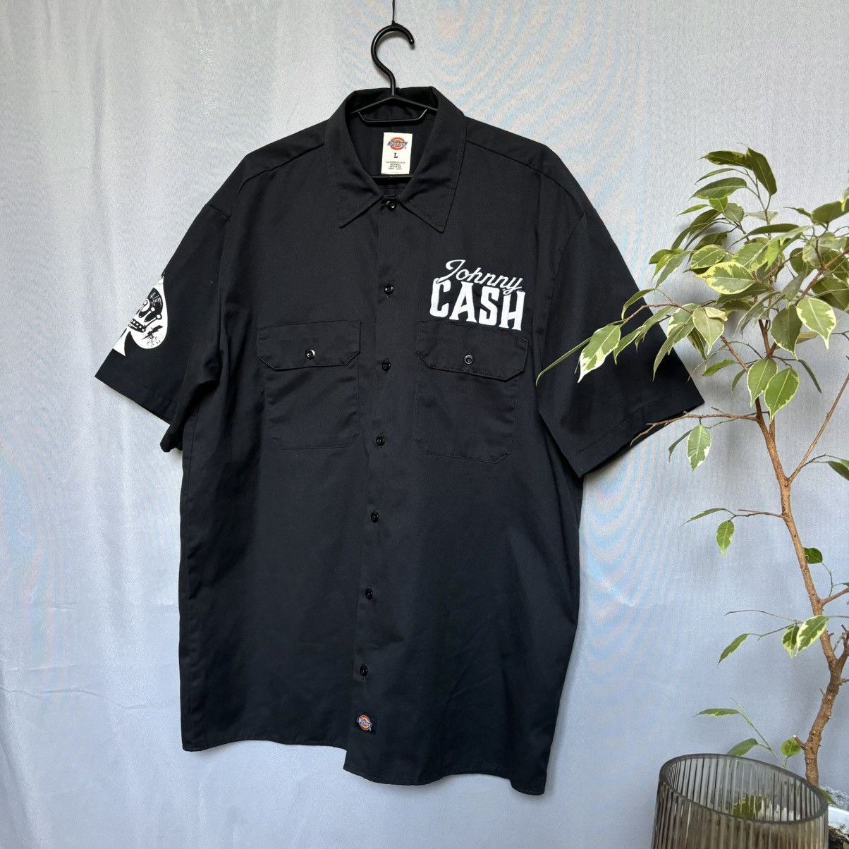 Dickies Dickies Johny Cash shirt button up black large vintage rare Size US L / EU 52-54 / 3 - 1 Thumbnail