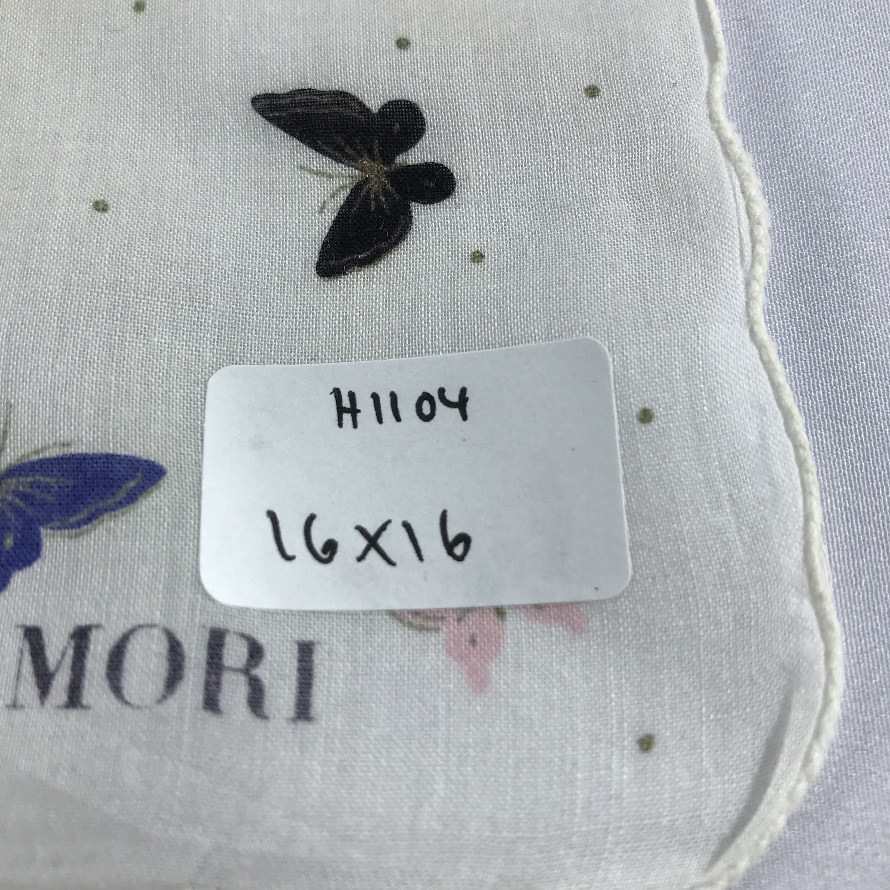 Hanae Mori Hanae Mori Handkerchief Neckerchief Bandana H1104 Size ONE SIZE - 6 Thumbnail