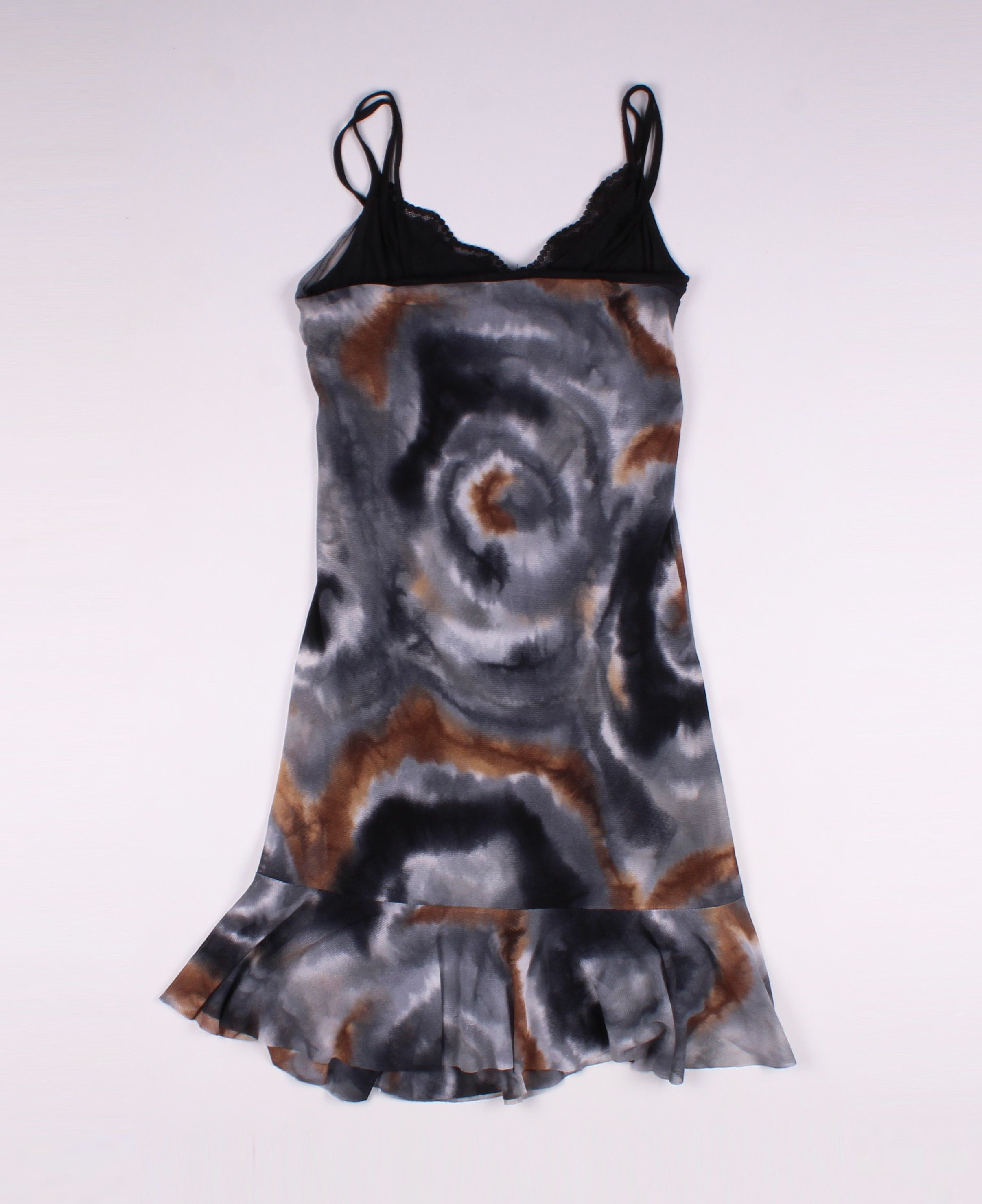 Vintage Vintage Vegas Paris Y2K Tie Dye Grunge Mini Mesh Dress Size S / US 4 / IT 40 - 8 Thumbnail