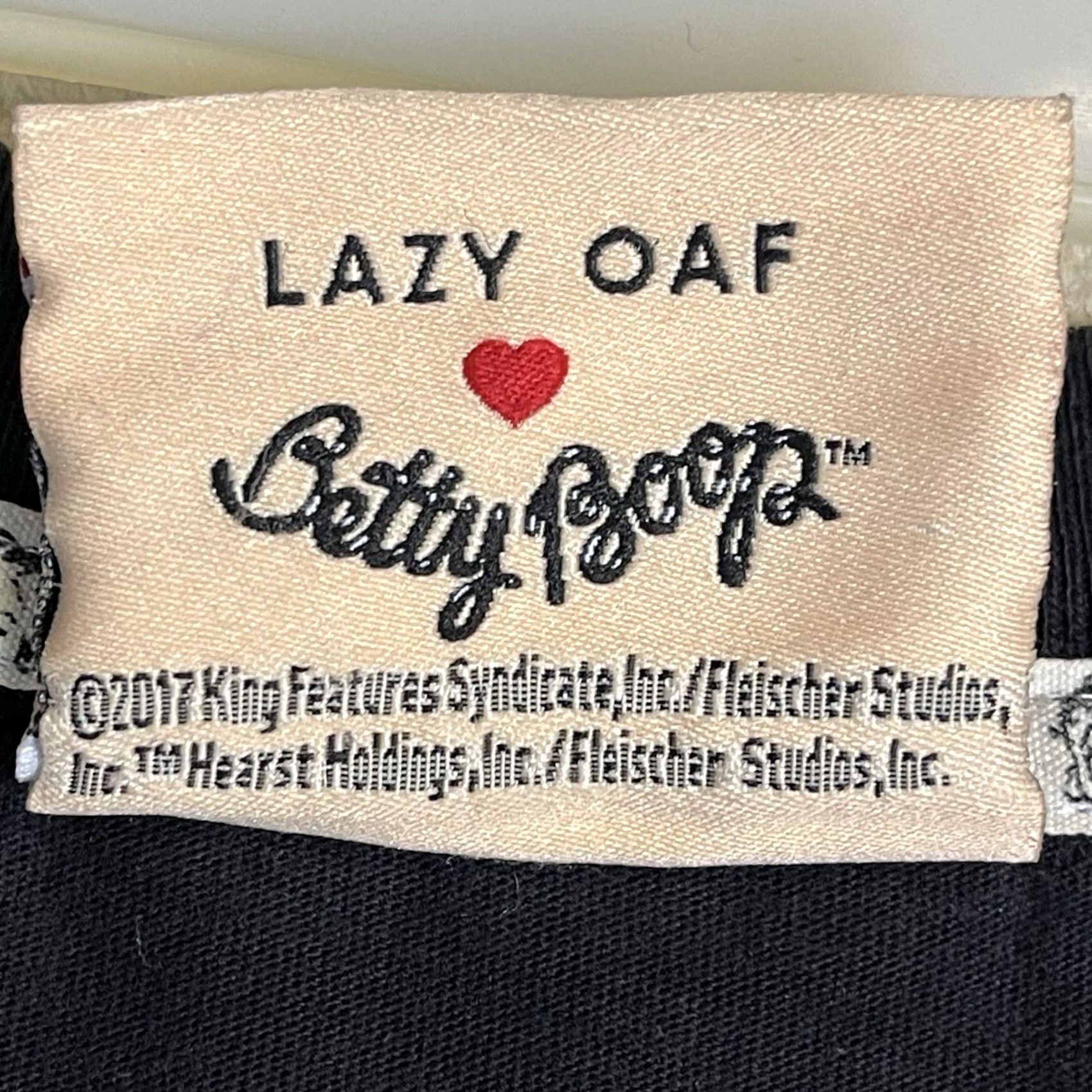 Lazy Oaf Lazy Oaf Betty Boop T Shirt Womens M/L Black Embroidered Short Sleeve Crew Neck Size M / US 6-8 / IT 42-44 - 3 Thumbnail