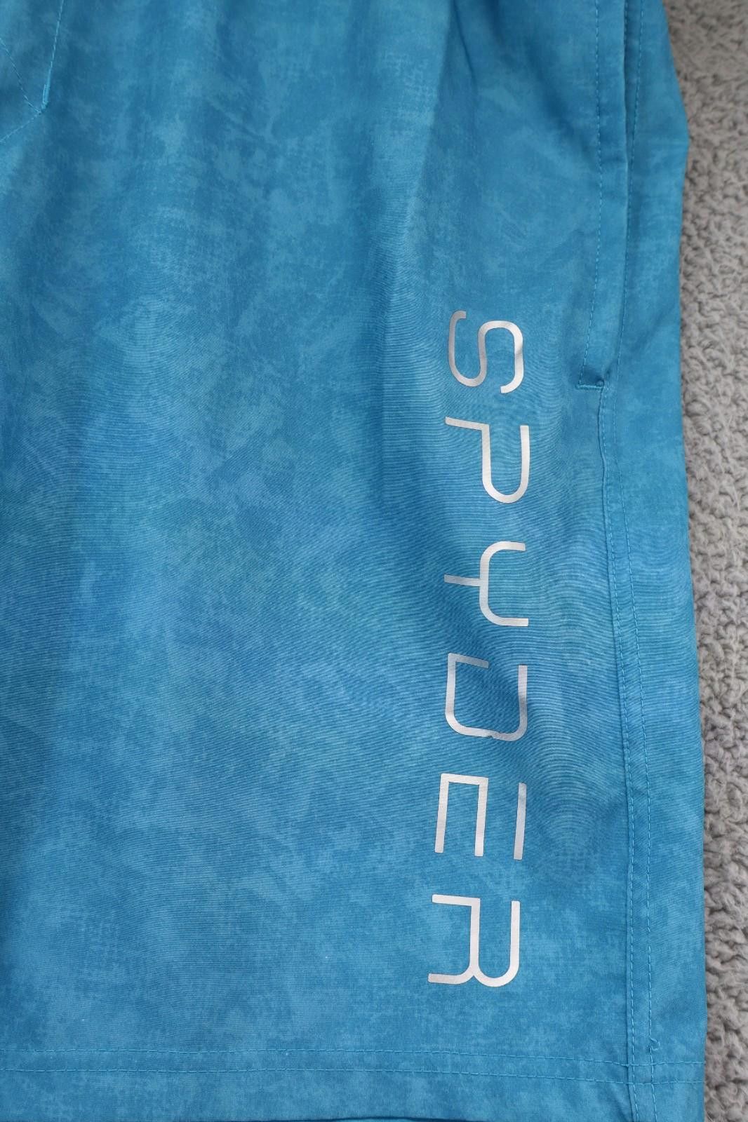 Spyder Spyder Swim Trunks Men 2XL XXL Blue Drawstring Swimsuit Size US 40 / EU 56 - 2 Thumbnail