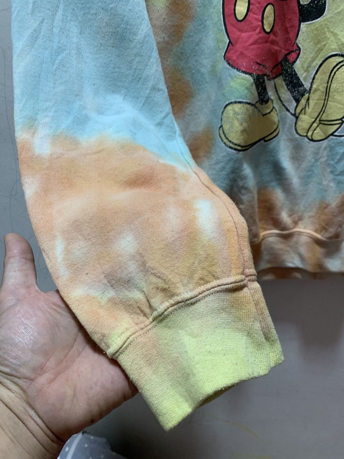 Mickey Mouse Vintage Y2K DisneyTie Dye Mickey Mouse Sweatshirt Size US M / EU 48-50 / 2 - 8 Thumbnail