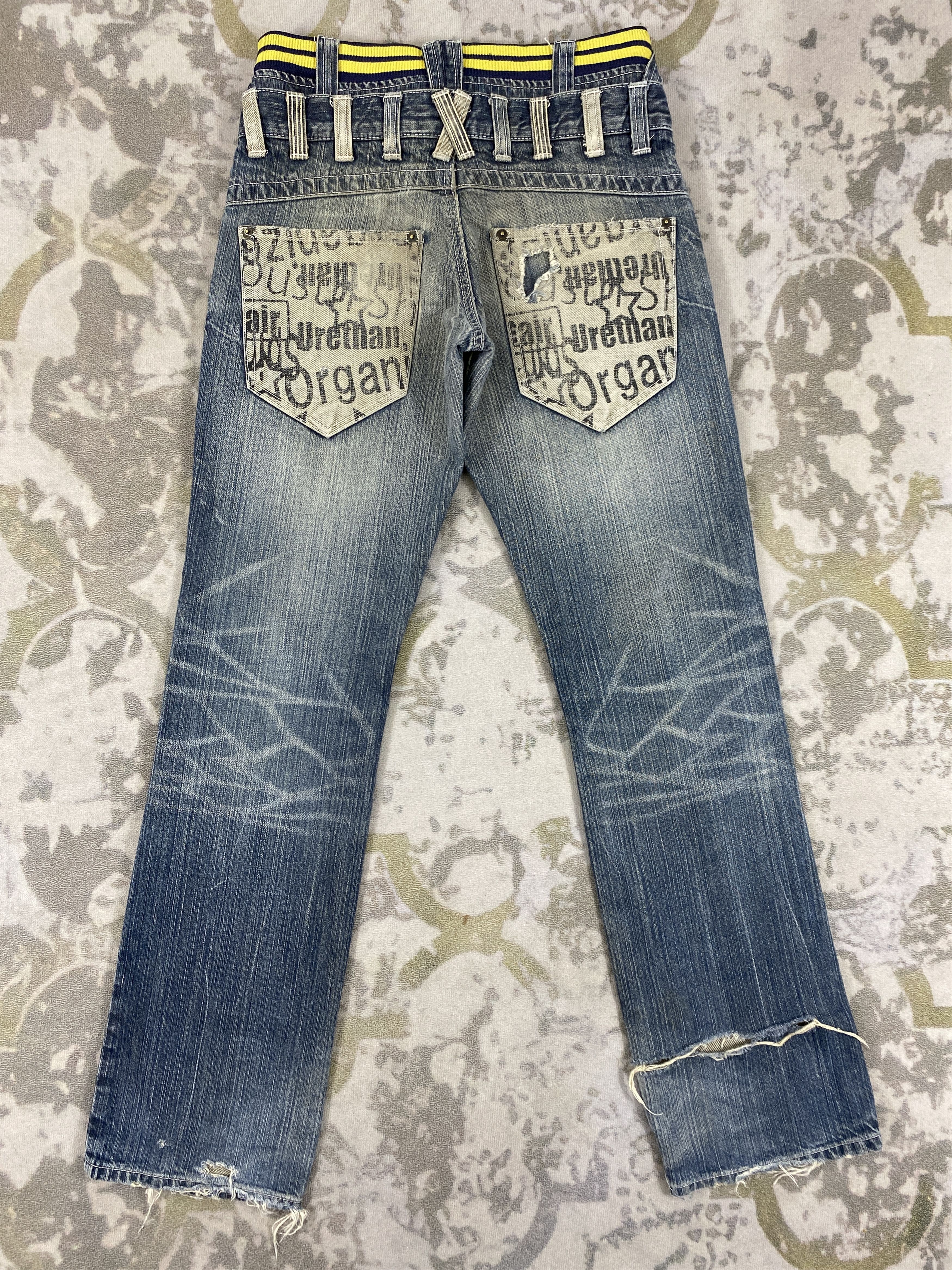 Japanese Brand Vintage Double Waist Jeans 30x32.5 Denim- JN3544 Size US 30 / EU 46 - 2 Thumbnail