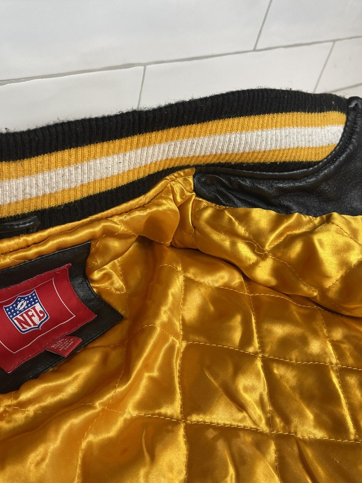 G-III Pittsburgh Steelers 5-Time Superbowl GIII Leather Jacket XL Size US XL / EU 56 / 4 - 19 Thumbnail