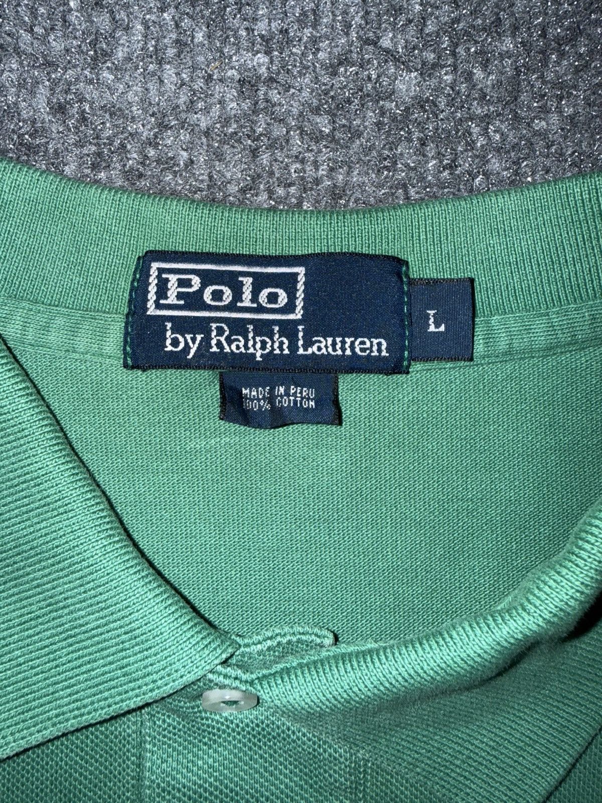 Polo Ralph Lauren Vintage Polo Ralph Lauren Green Polo Shirt Large Size US L / EU 52-54 / 3 - 4 Thumbnail