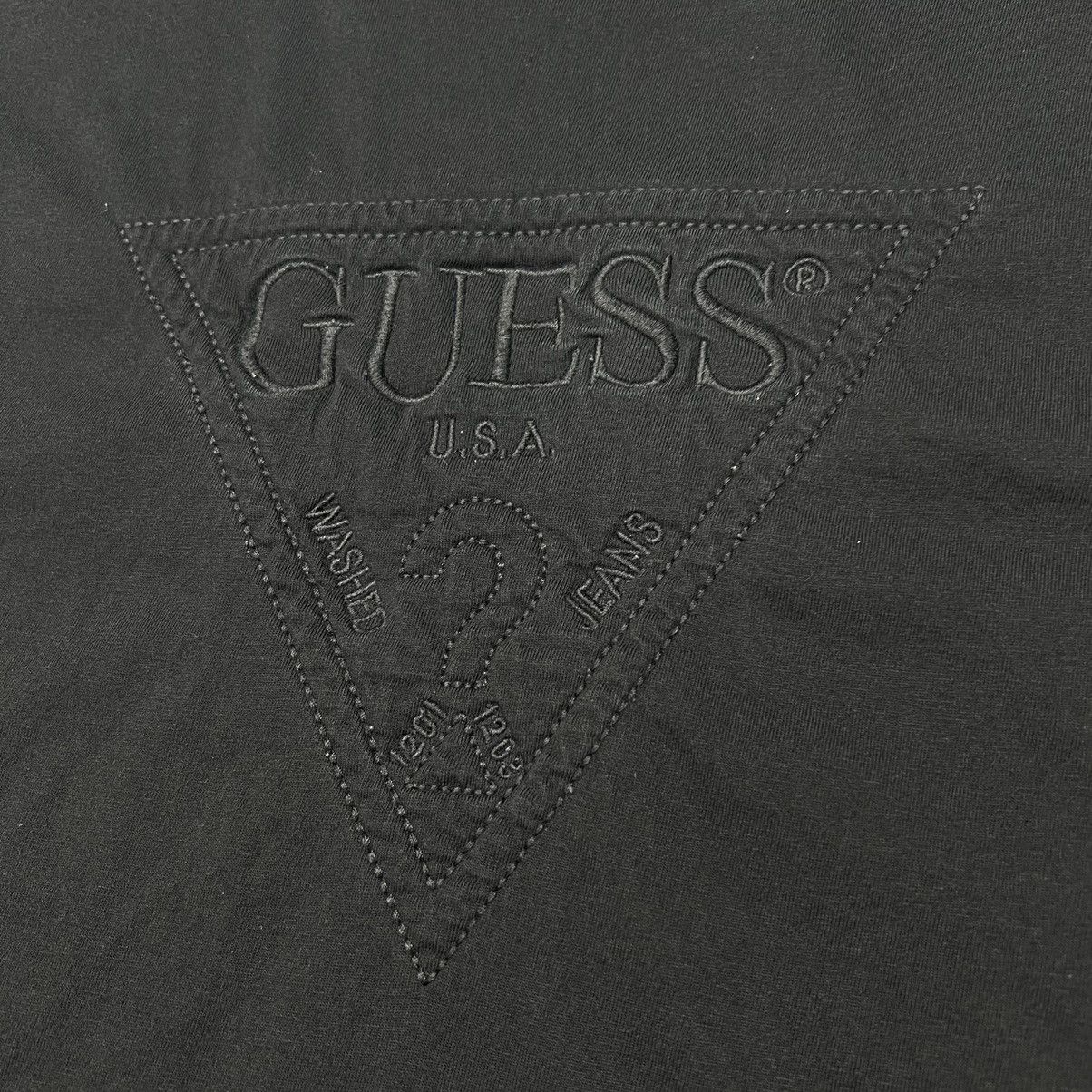 Guess Guess Tee Shirt Black Logo Short Sleeve Embroidered Patch Size US L / EU 52-54 / 3 - 3 Thumbnail