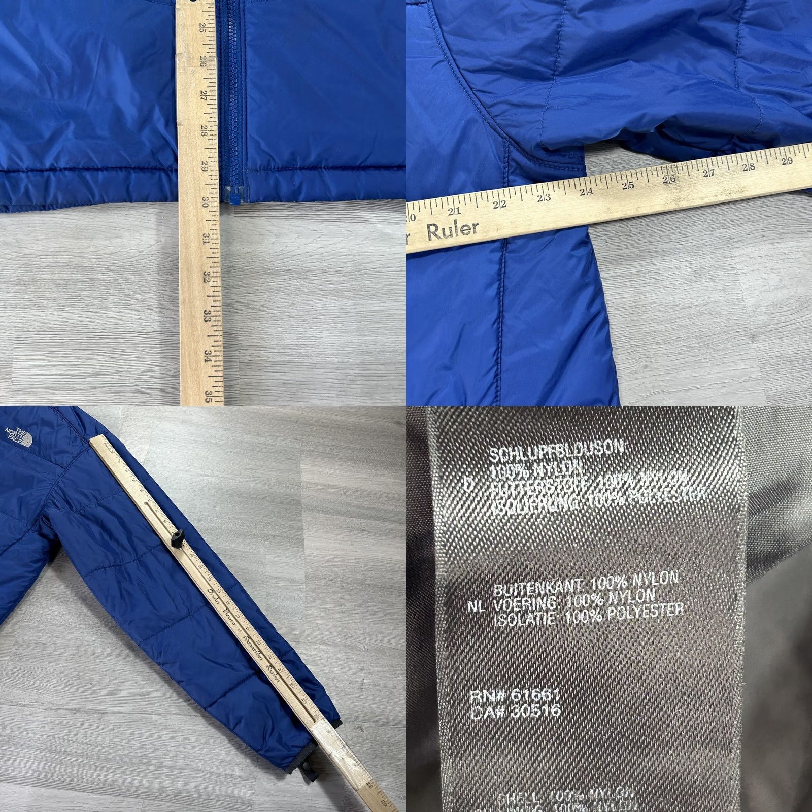 The North Face The North Face Jacket Mens Large Blue Puffer Full Zip Insulated Lined Pockets Regular Fit Winter Casual Travel Outdoors Hiking Men L Blue Size US L / EU 52-54 / 3 - 8 Thumbnail
