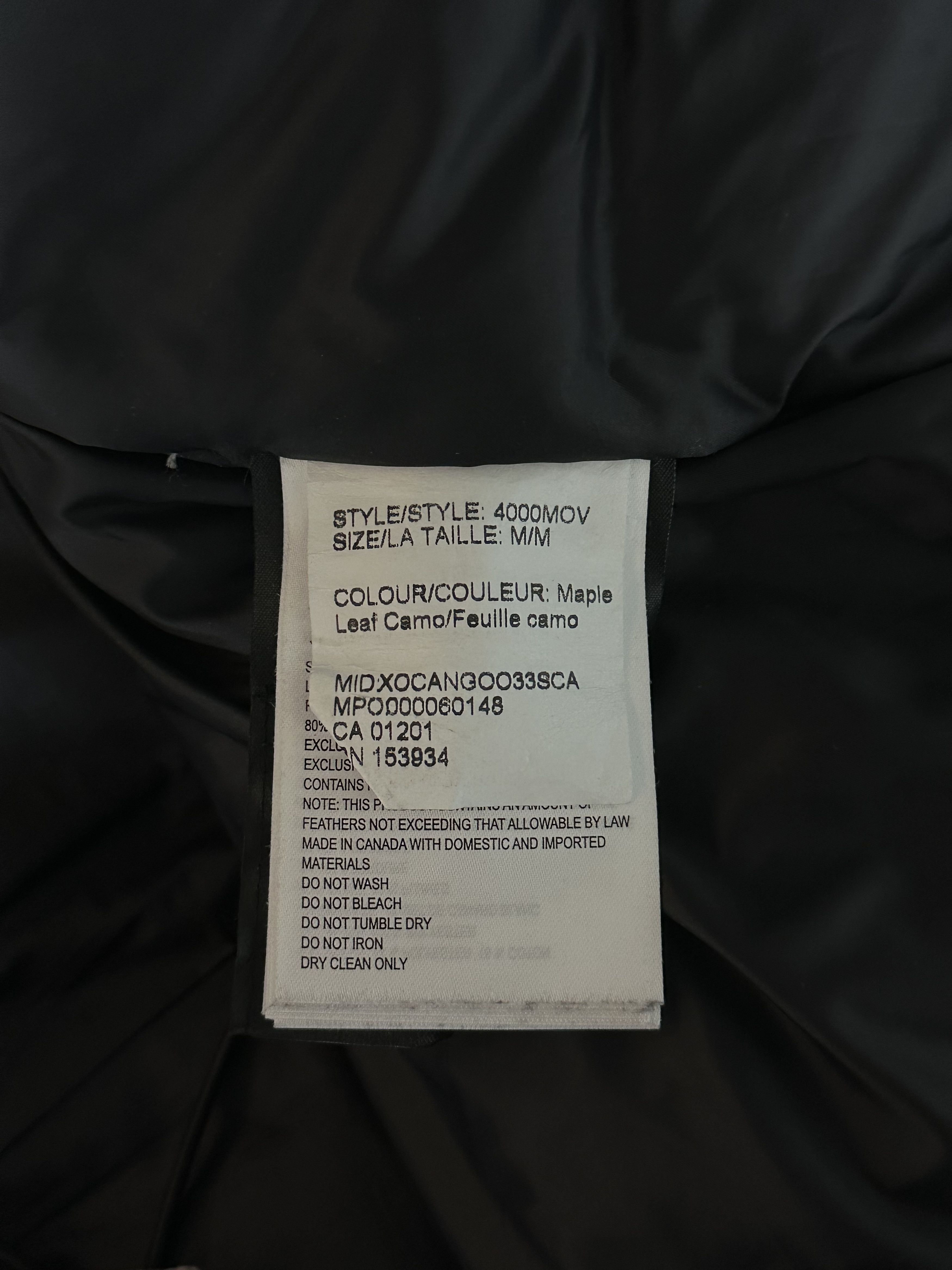 Canada Goose Canada Goose OVO Woodland Camo Terrain Men's Jacket Size US M / EU 48-50 / 2 - 4 Thumbnail