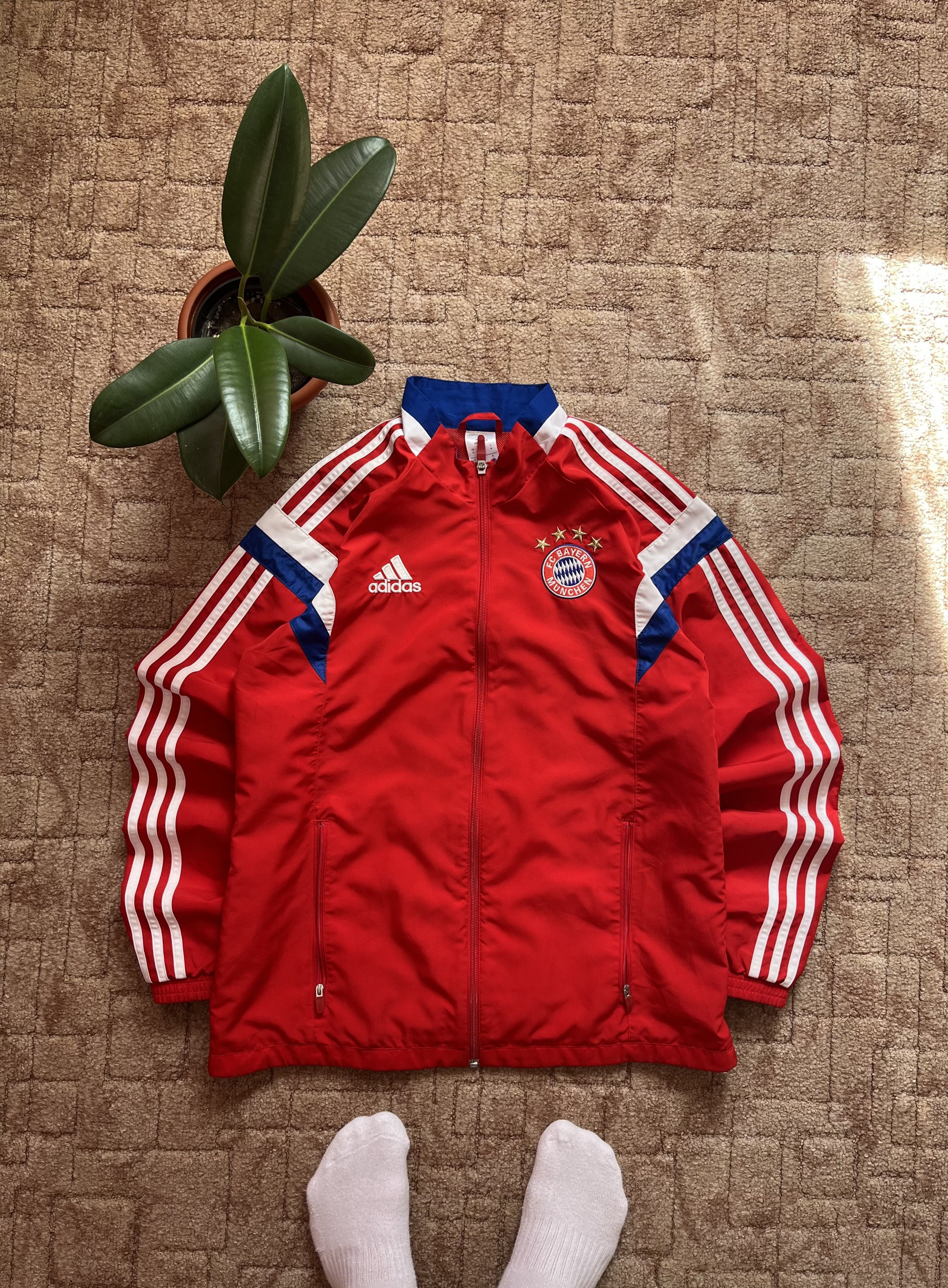 Adidas FC Bayern Munchen Adidas 2014 Soccer Training Track Jacket Size US M / EU 48-50 / 2 - 1 Thumbnail