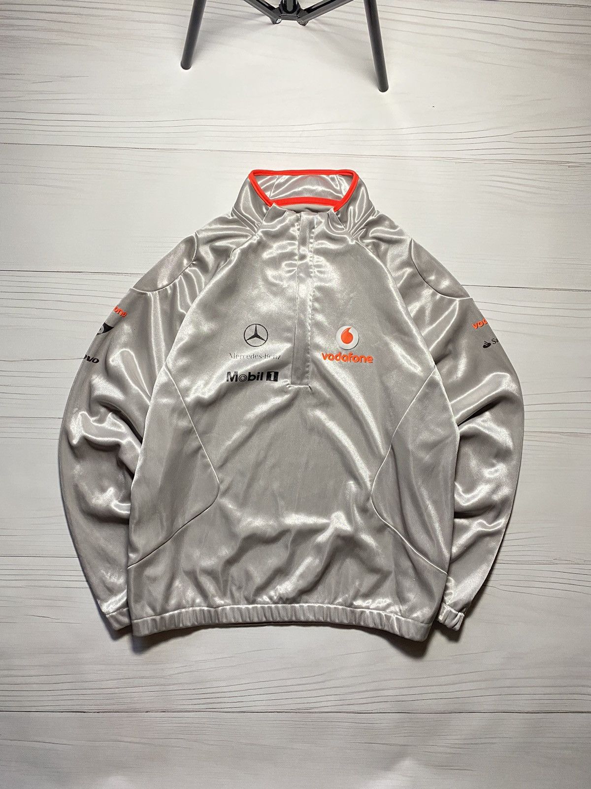 Formula 1 Vofafone Mersedes Benz McLaren racing 1/3 zip pullover Size US L / EU 52-54 / 3 - 1 Thumbnail