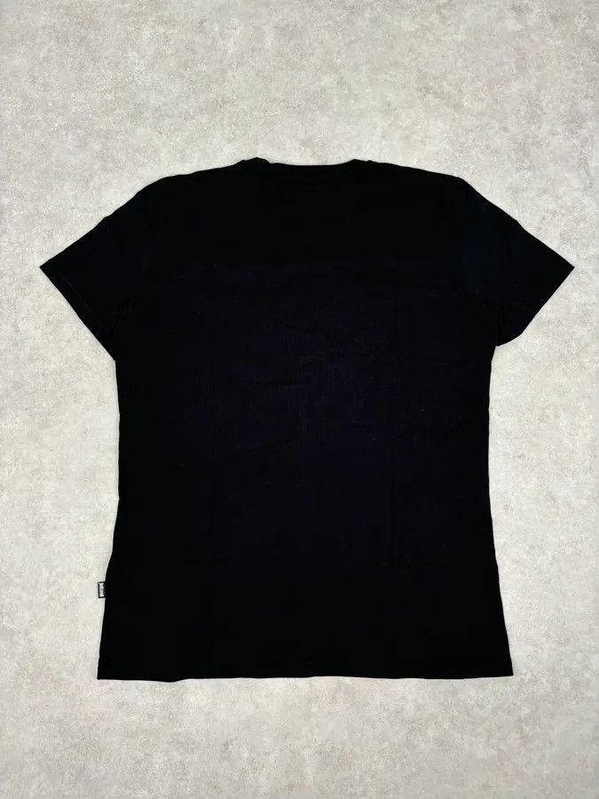 Just Cavalli SS2016 Cavalli Black Cotton Graphic Lip Smoke Cigarette T-Shirt Size US M / EU 48-50 / 2 - 5 Thumbnail