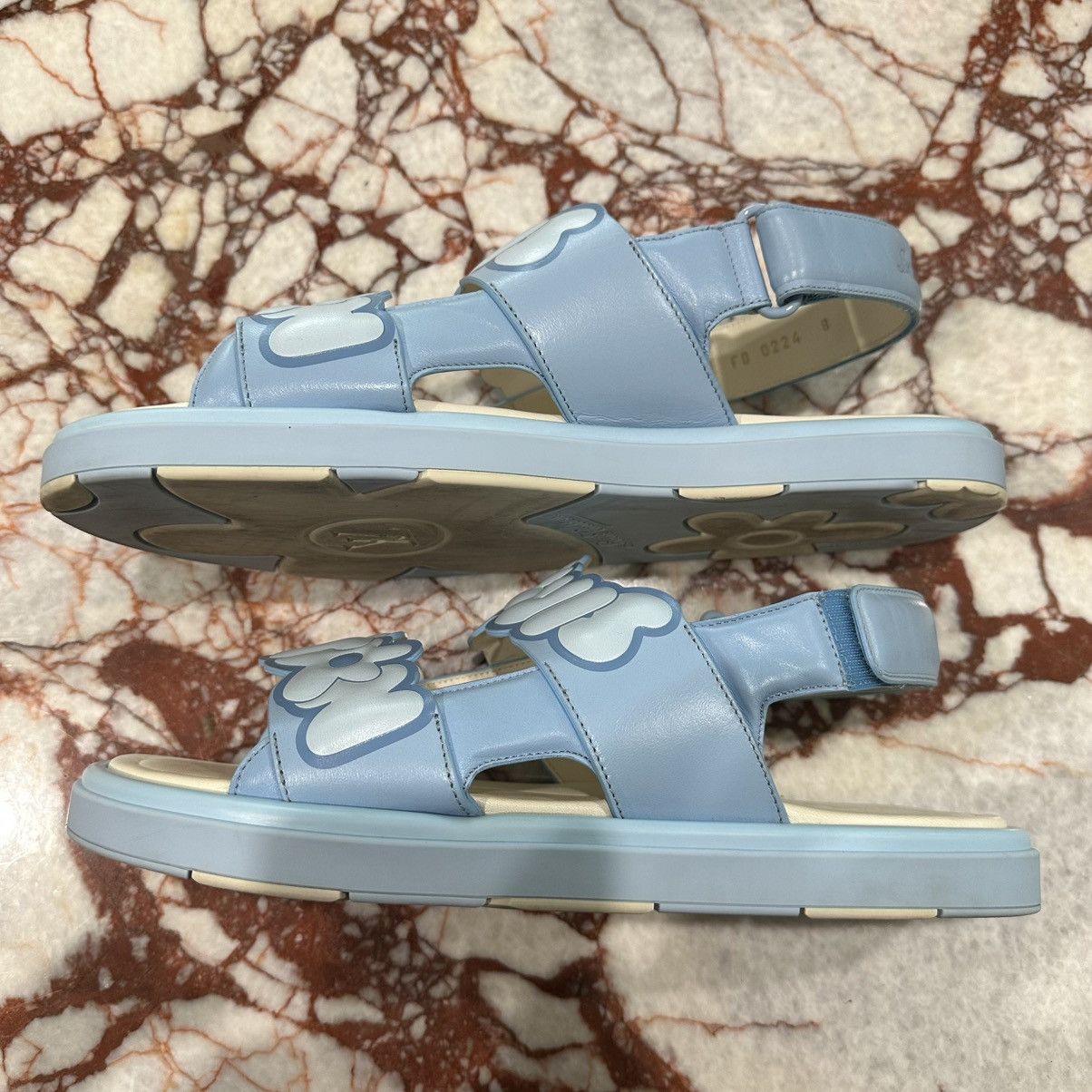 Louis Vuitton LOUIS VUITTON TYLER THE CREATOR FLORAL SANDALS Size US 8 / EU 41 - 4 Thumbnail