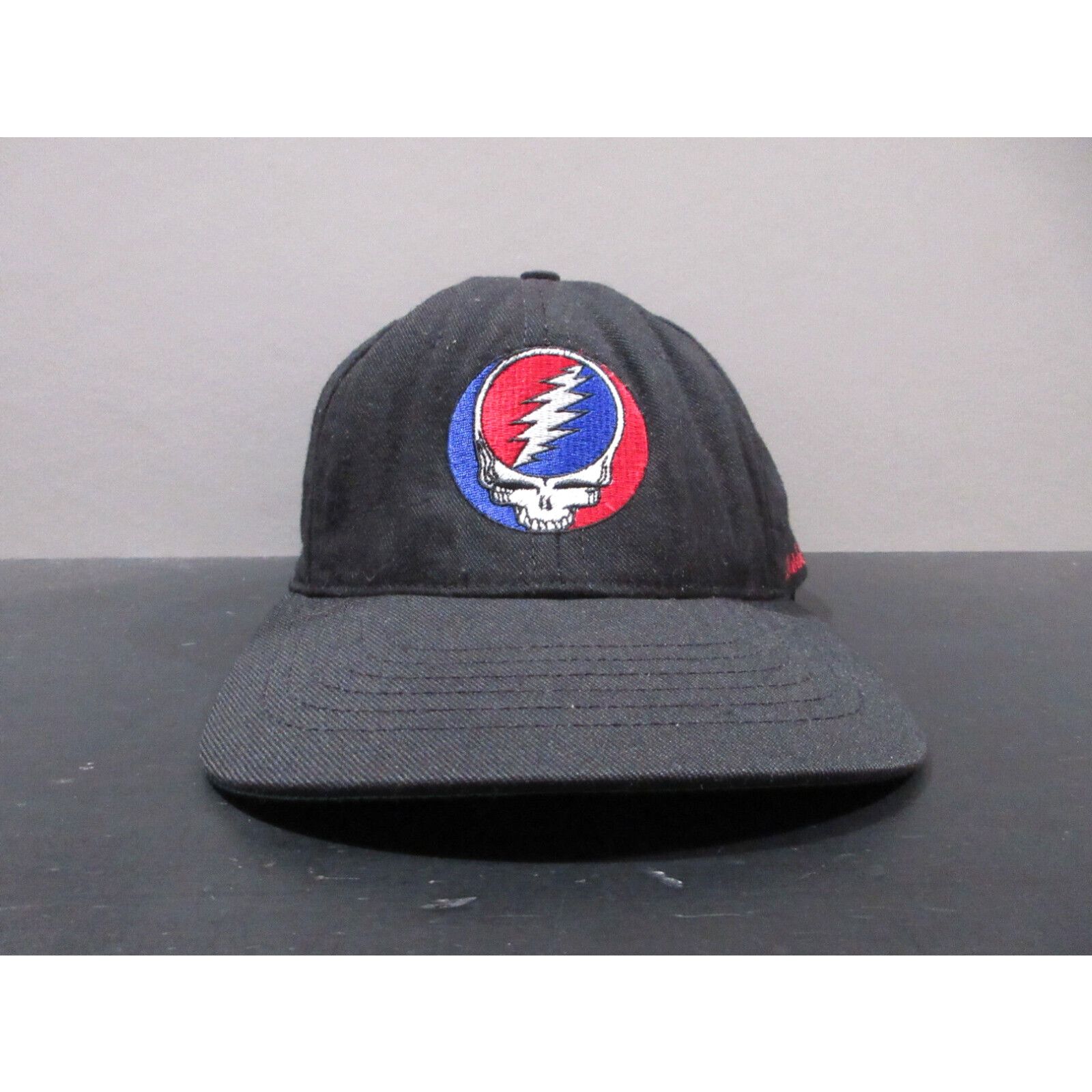 image of Vintage Grateful Dead Hat Cap Snap Back Black Rock Music Tour Band Concert Mens in White