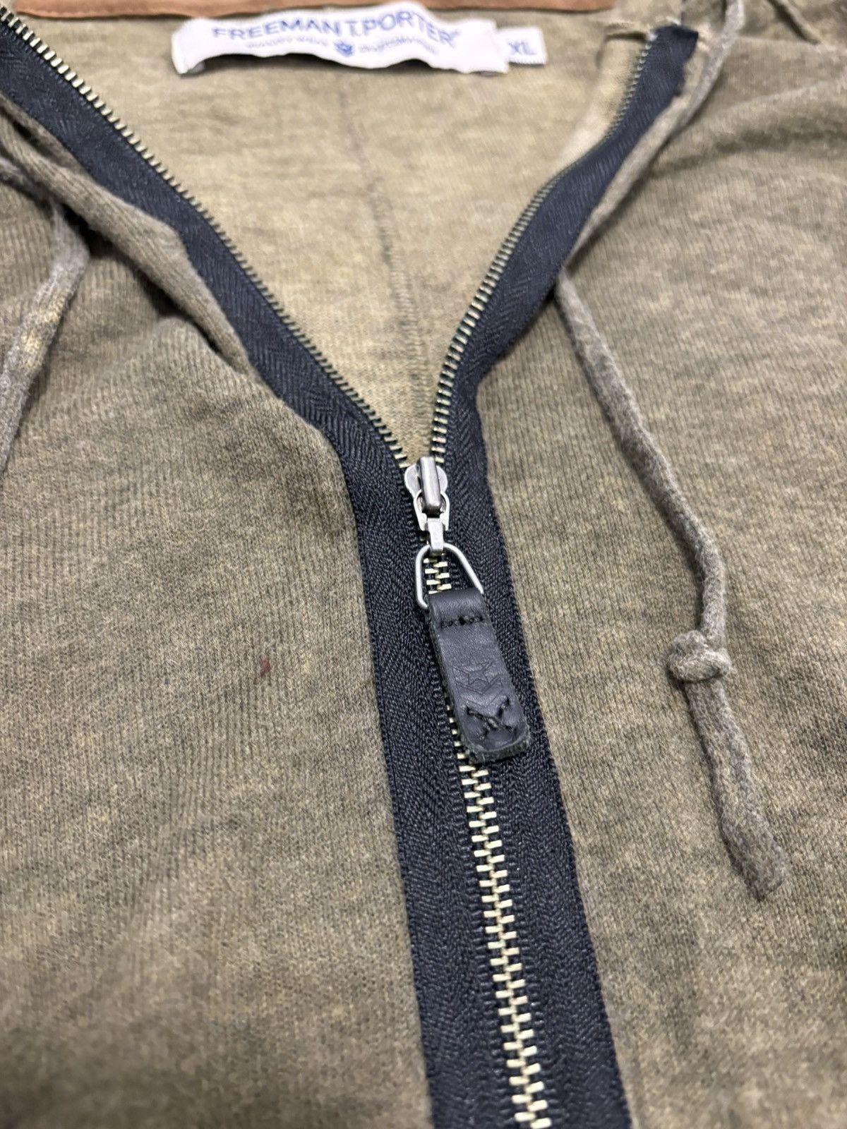 Freeman T. Porter Freeman T. Porter Avant Garde Cashmere Zip Hoodie Sweater Size US L / EU 52-54 / 3 - 5 Thumbnail