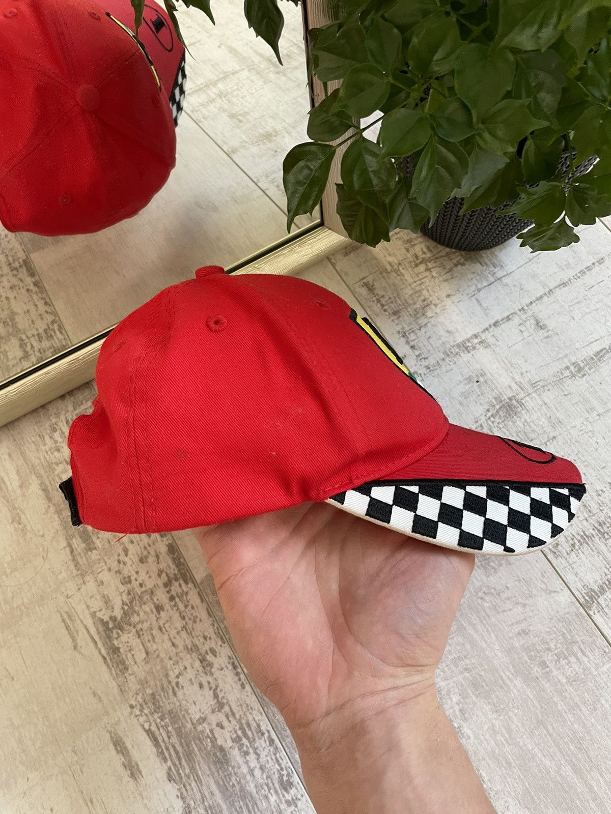 Formula 1 × Vintage Vintage Formula 1 Racing 90’s Hat Cap Ferrari Style Size ONE SIZE - 5 Thumbnail