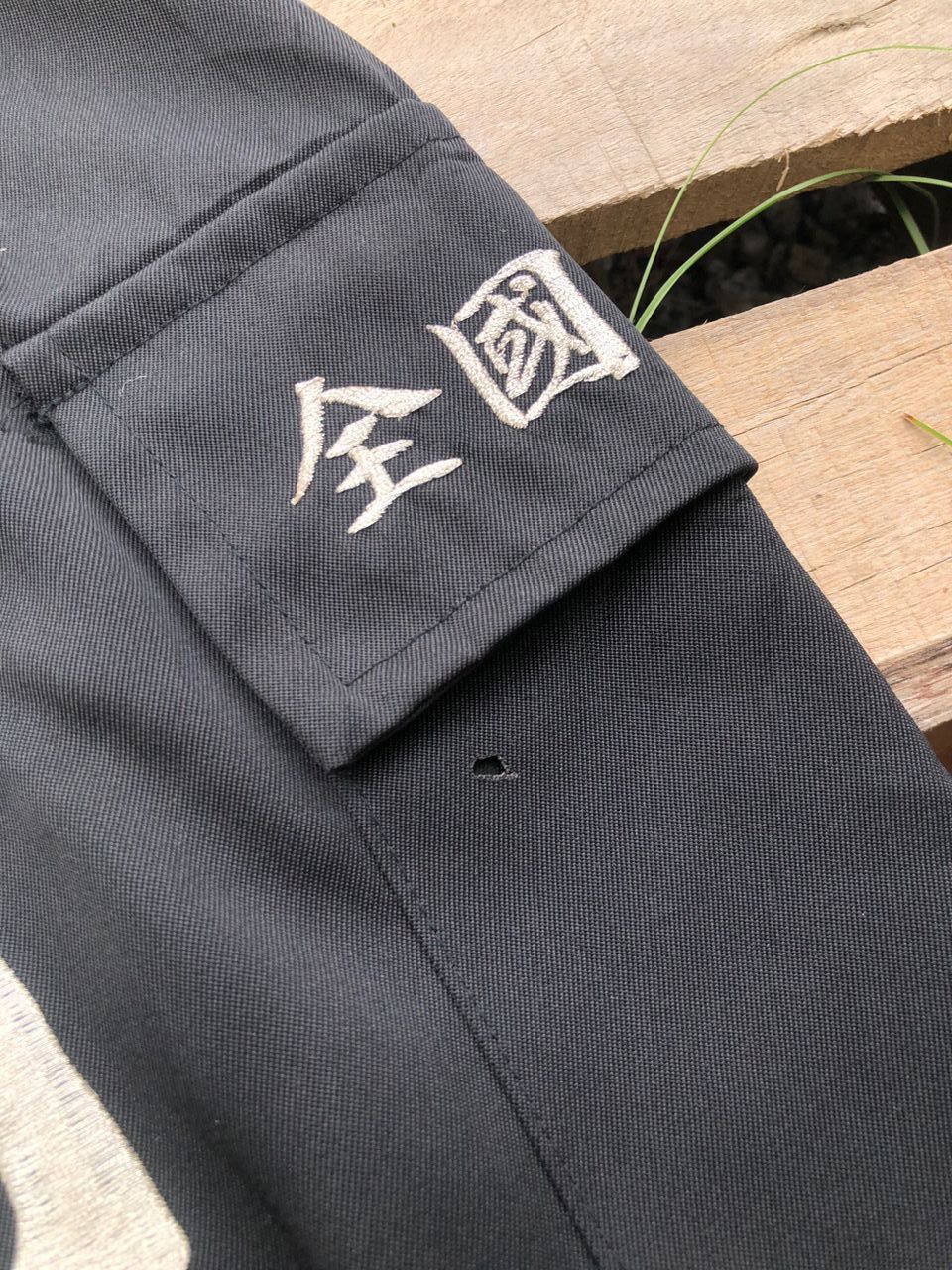 Japanese Brand Vintage Military Harem Pants Calligraphy Text Embroidery Size US 32 / EU 48 - 6 Thumbnail