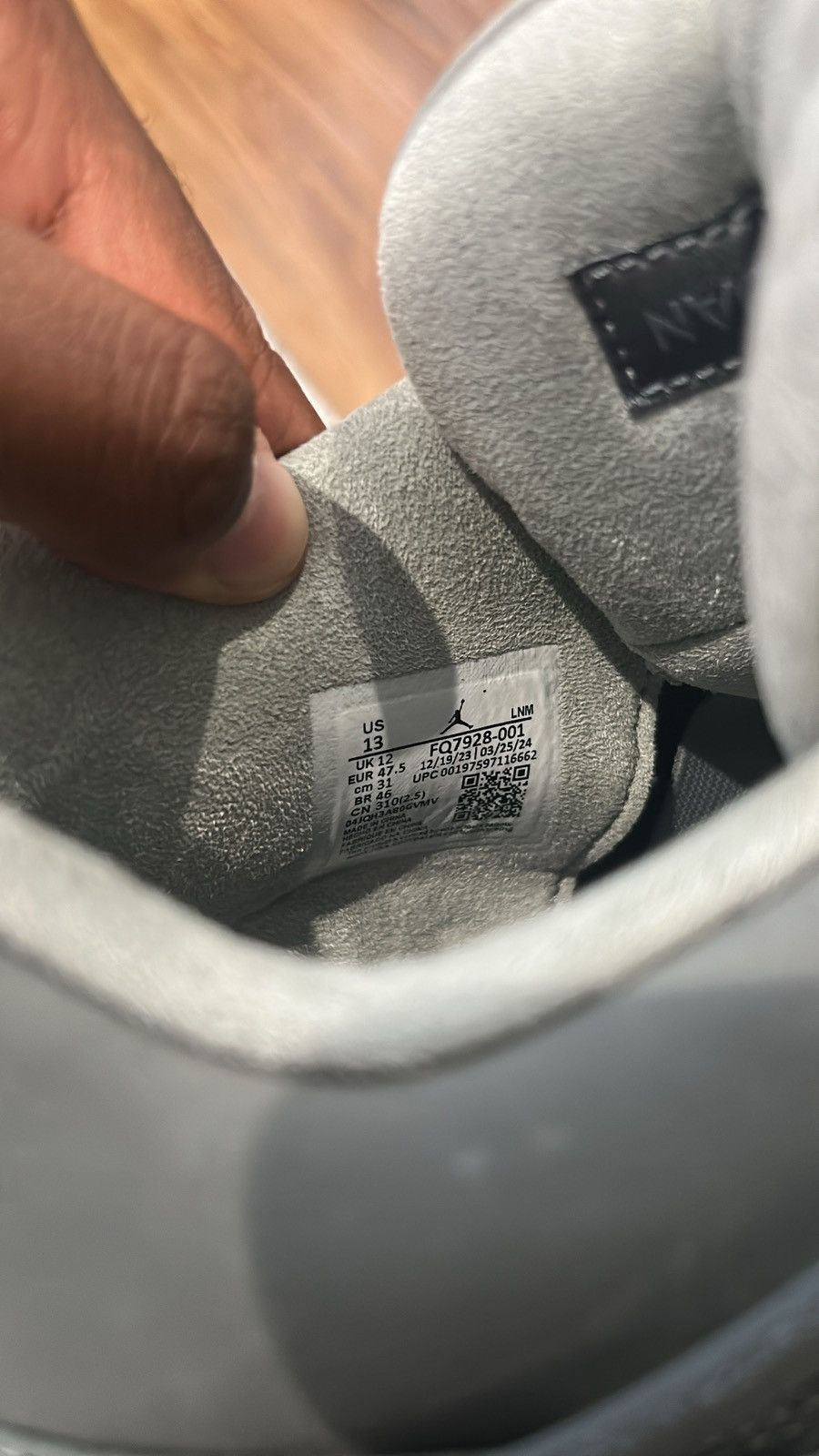 Jordan Brand Jordan 4’s “Wet Cement” Size US 13 / EU 46 - 7 Thumbnail