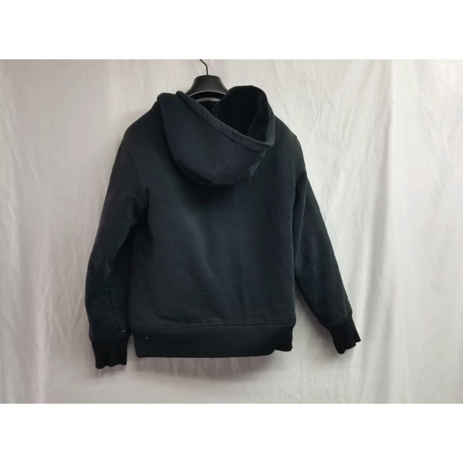 Armani Exchange Armani Exchange XS Black Long Sleeve Full Zip Hooded Jacket Distressed Unisex Shirt Jacket Mens Womens Size US XS / EU 42 / 0 - 2 Thumbnail