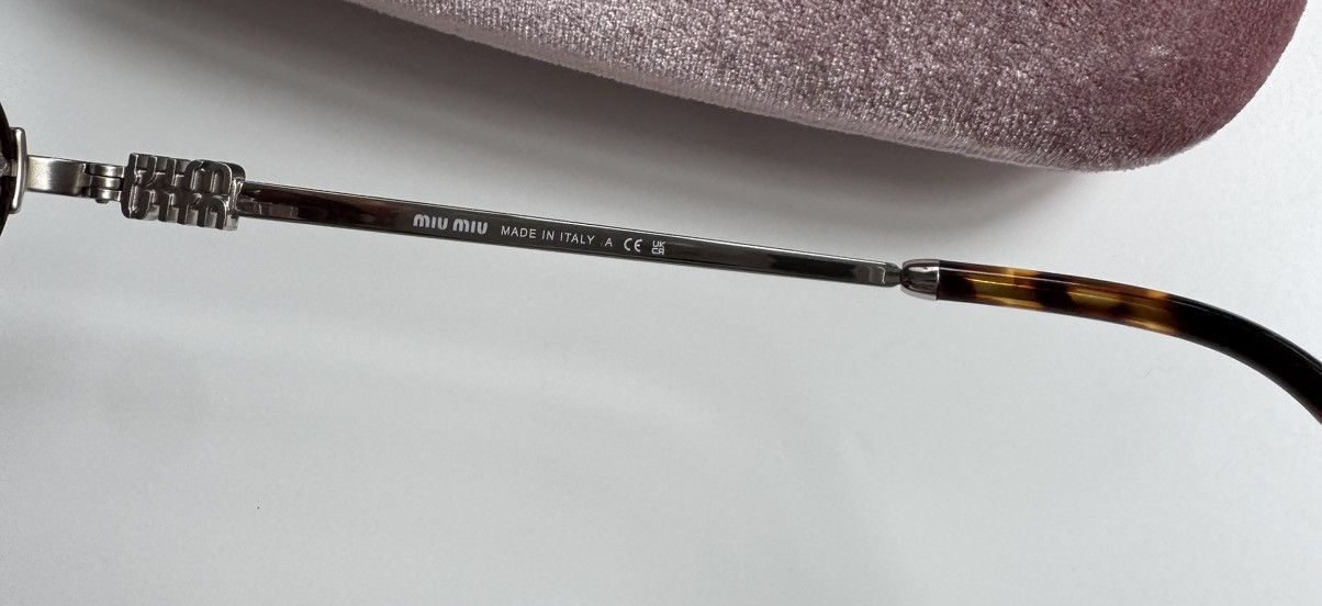 Miu Miu × Vintage NEW Miu Miu sunglasses MU A54S 1BC90Q Size ONE SIZE - 10 Thumbnail