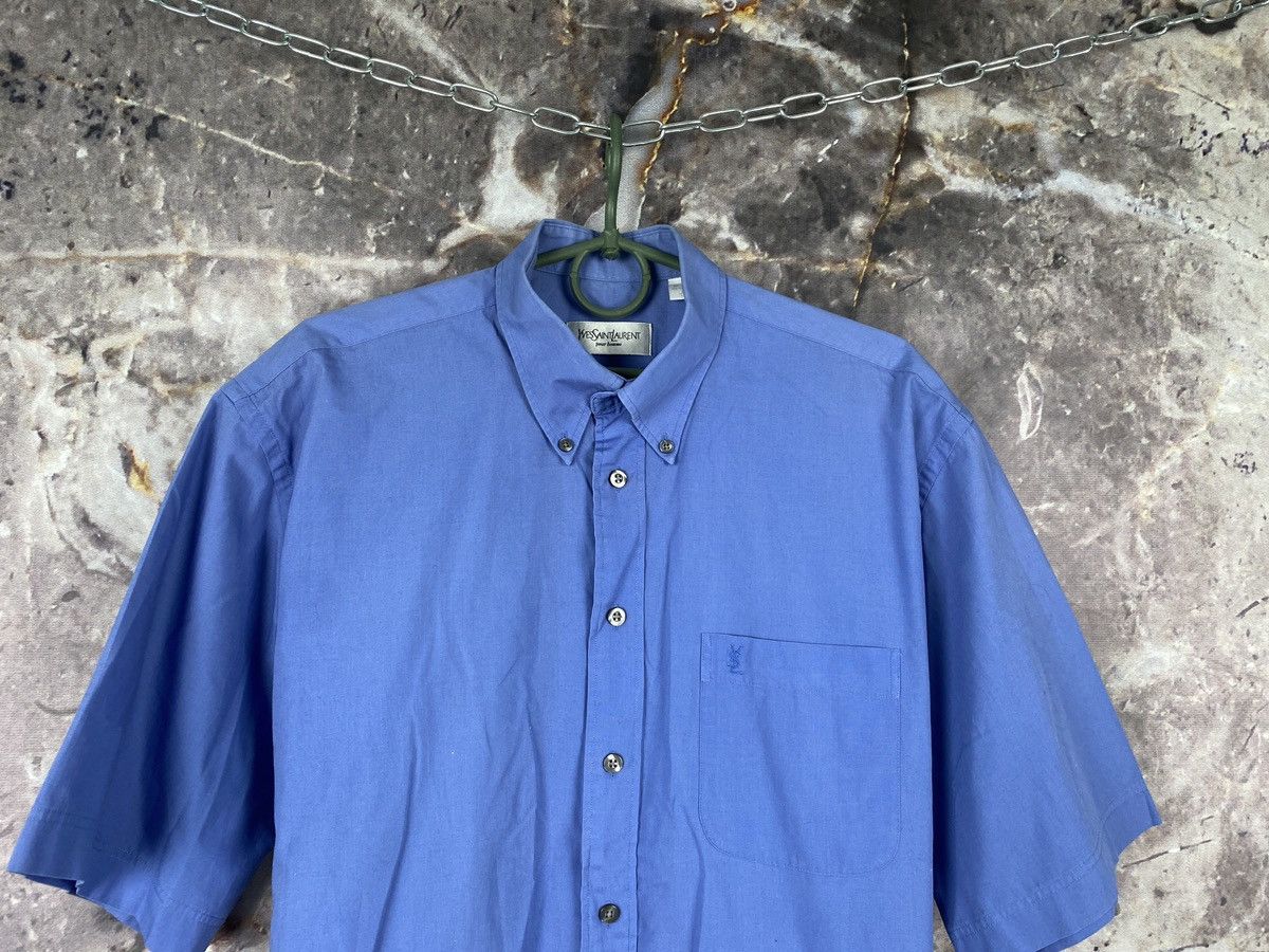 Yves Saint Laurent Men’s Yves Saint Laurent Shirt Button Up Luxury Size 39/154 Size US M / EU 48-50 / 2 - 2 Thumbnail