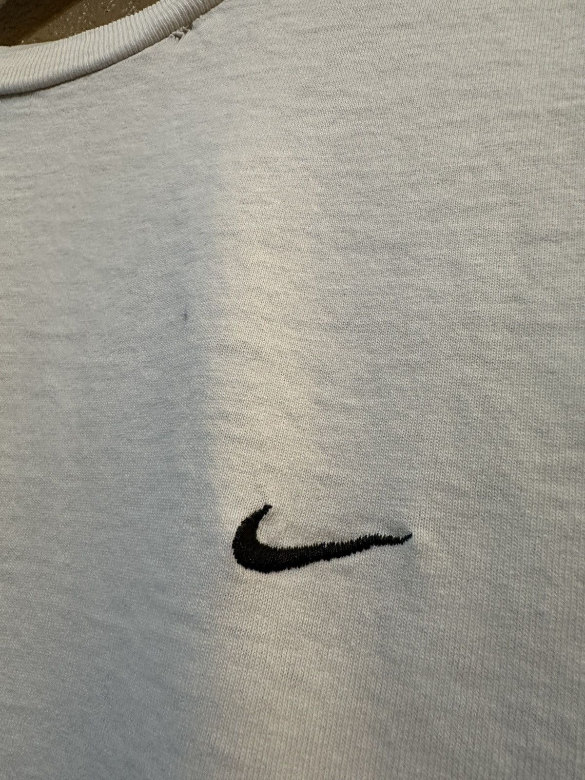 Nike distressed 90s vintage white Nike tee shirt large Size US L / EU 52-54 / 3 - 4 Thumbnail