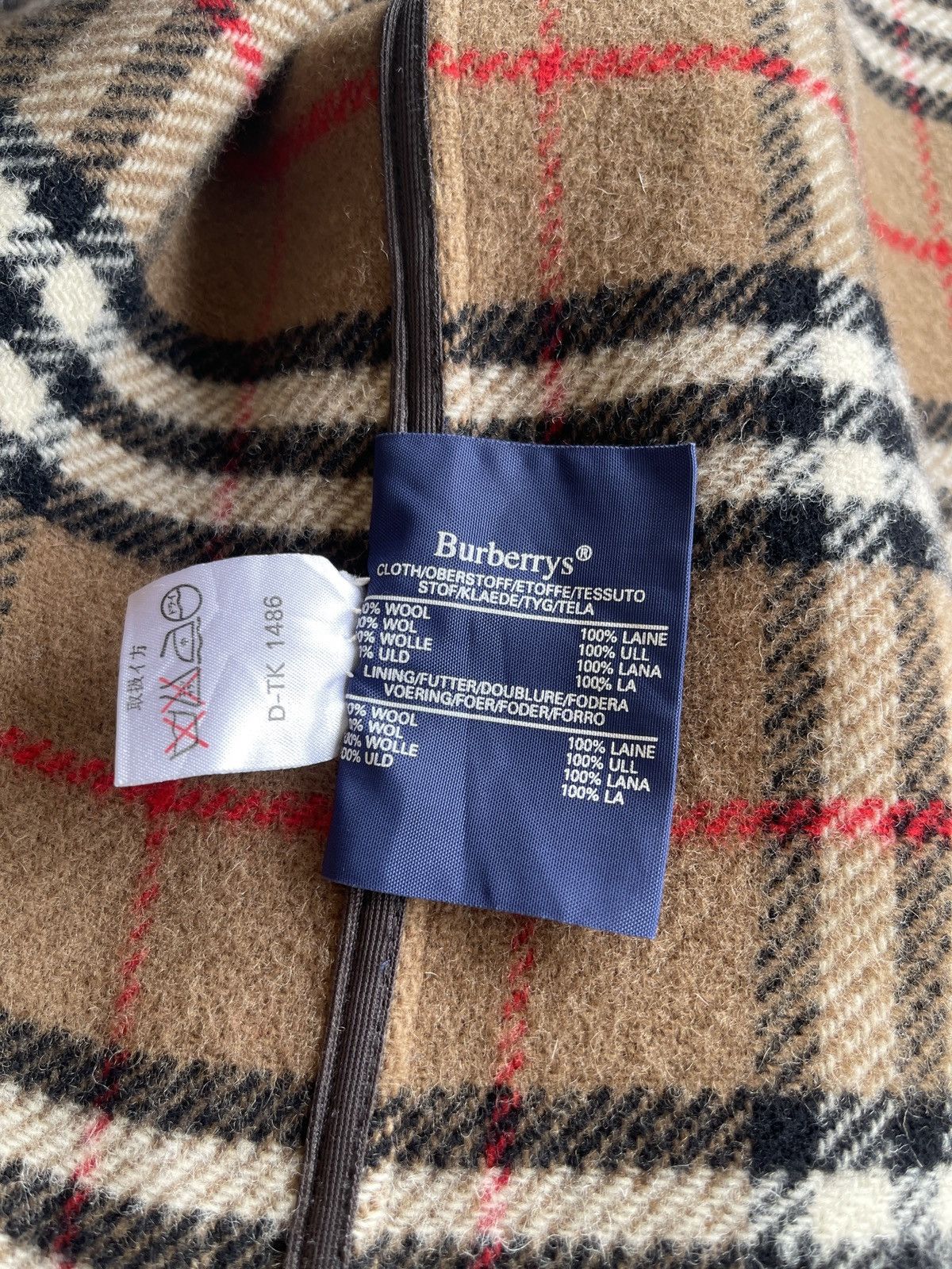 Burberry Vintage Burberrys Nova Checked England Duffle Coat Size US M / EU 48-50 / 2 - 12 Thumbnail