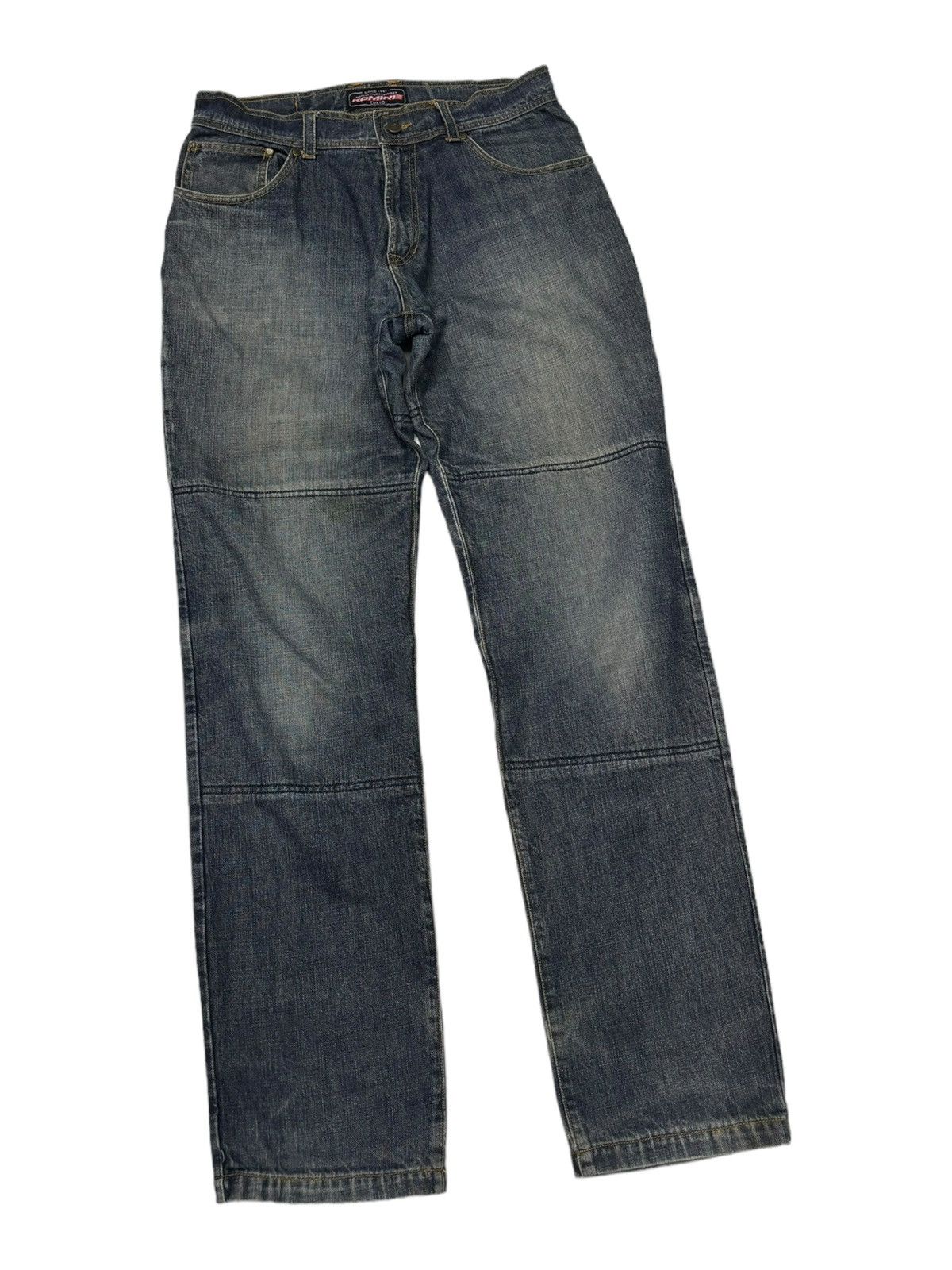 Kadoya ❤️‍🔥VINTAGE KOMINE TOKYO MOTORCYCLE DENIM JEANS Size US 30 / EU 46 - 3 Thumbnail