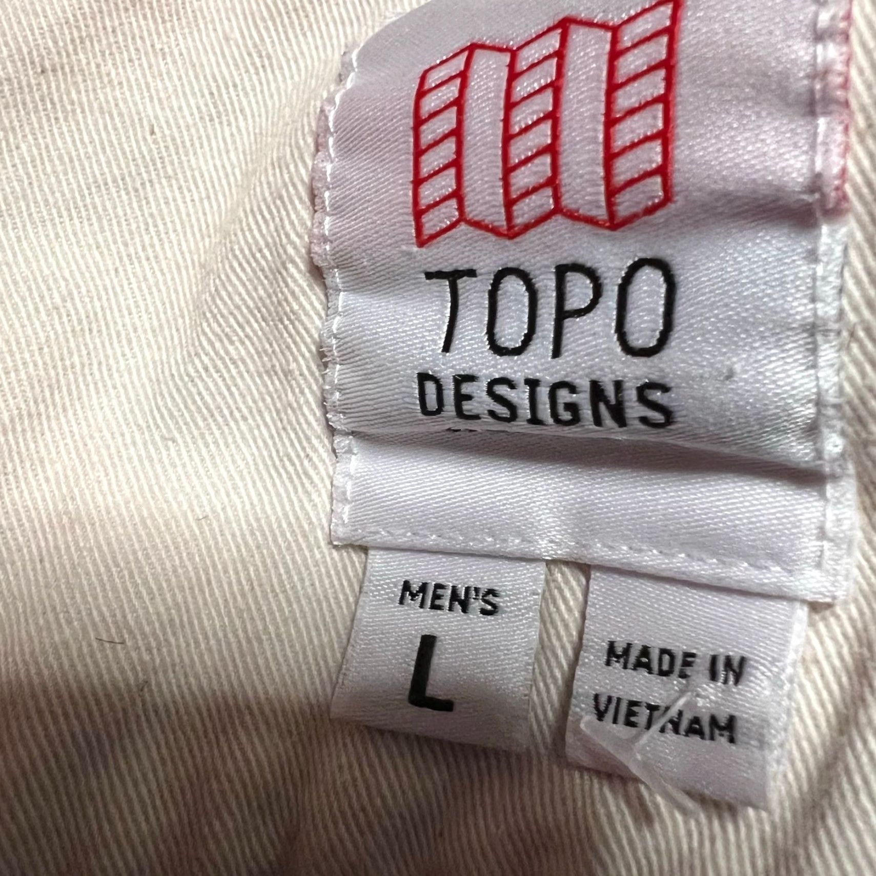 Topo Designs Topo Designs Mountain Flannel Shirt Mens Large Red Plaid Loop Collar Organic Size US L / EU 52-54 / 3 - 6 Thumbnail