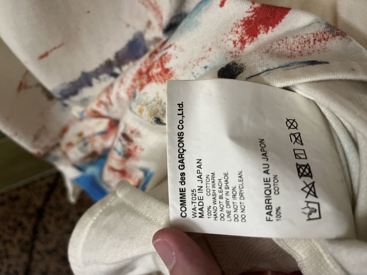 Comme des Garcons × Junya Watanabe Junya Watanabe Comme Des Garcons paint tee Size US M / EU 48-50 / 2 - 6 Thumbnail