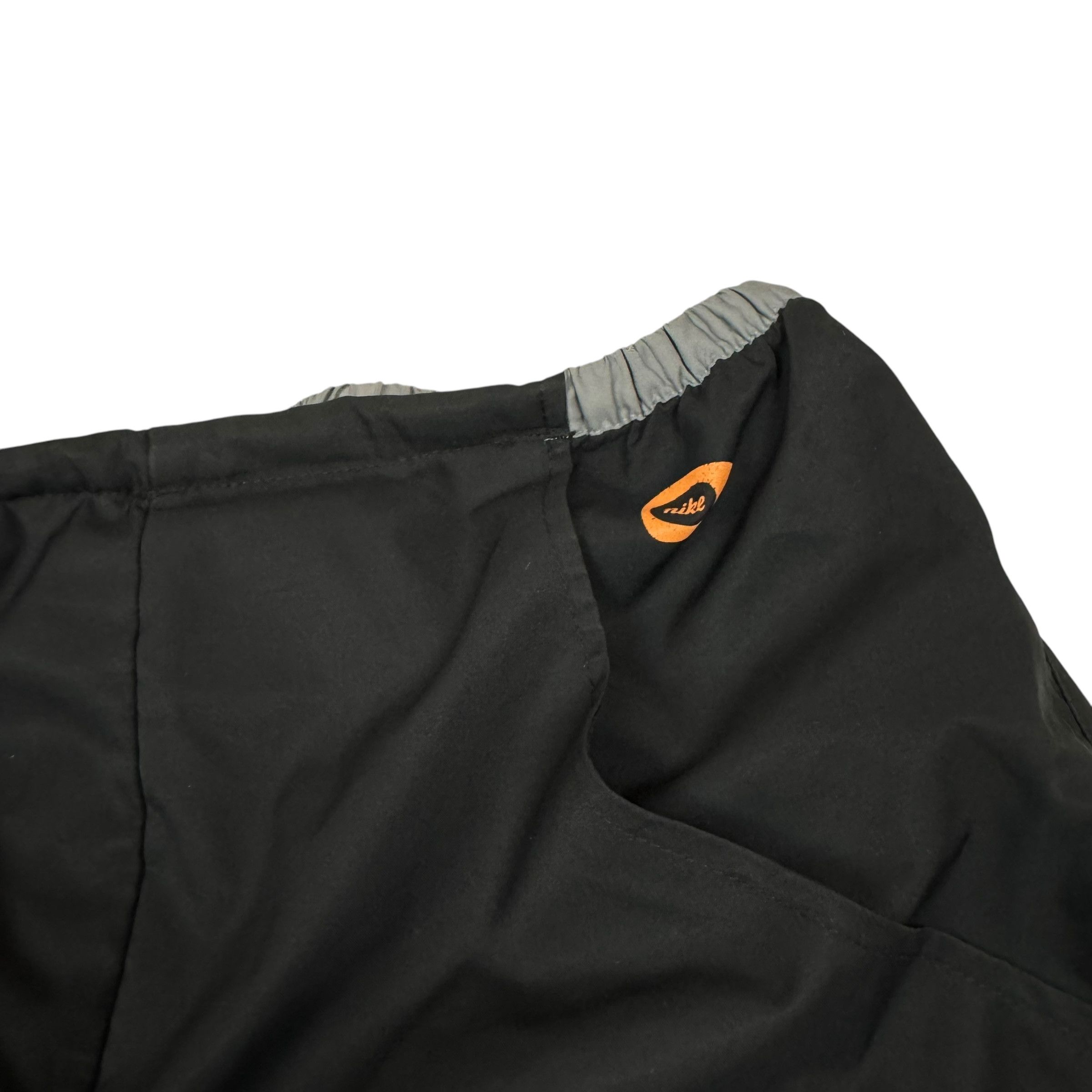 Nike × Vintage Nike Women Black Straight Leg Elastic Waist Pants Small(4-6) Size 27" / US 4 / IT 40 - 3 Thumbnail