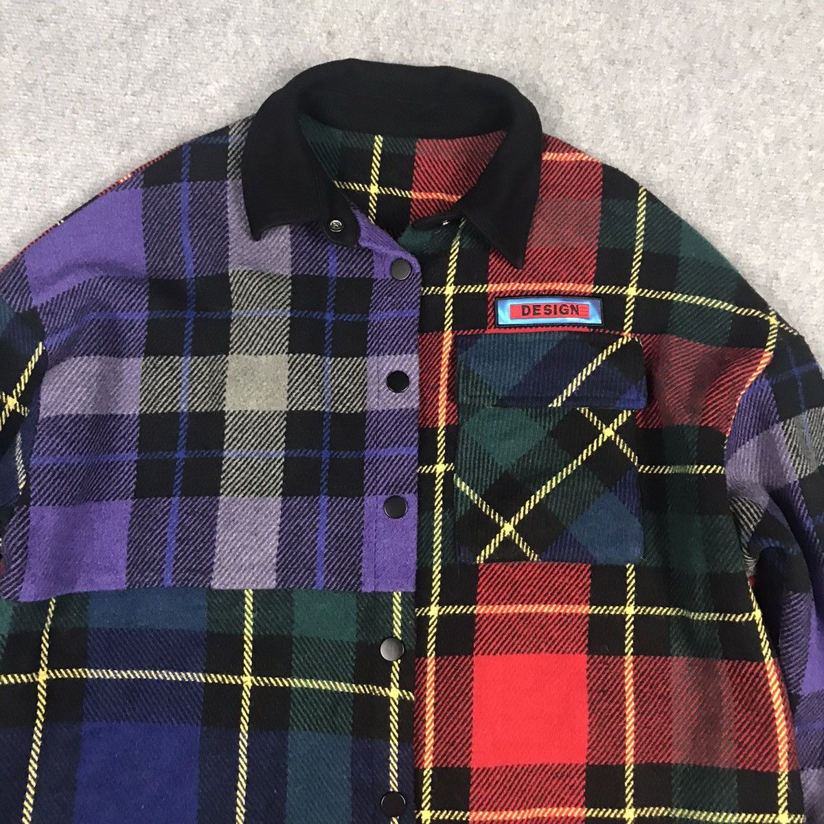 Designer × Flannel × Japanese Brand DESIGN FLANNEL SNAP BUTTON JACKET Size US M / EU 48-50 / 2 - 2 Thumbnail