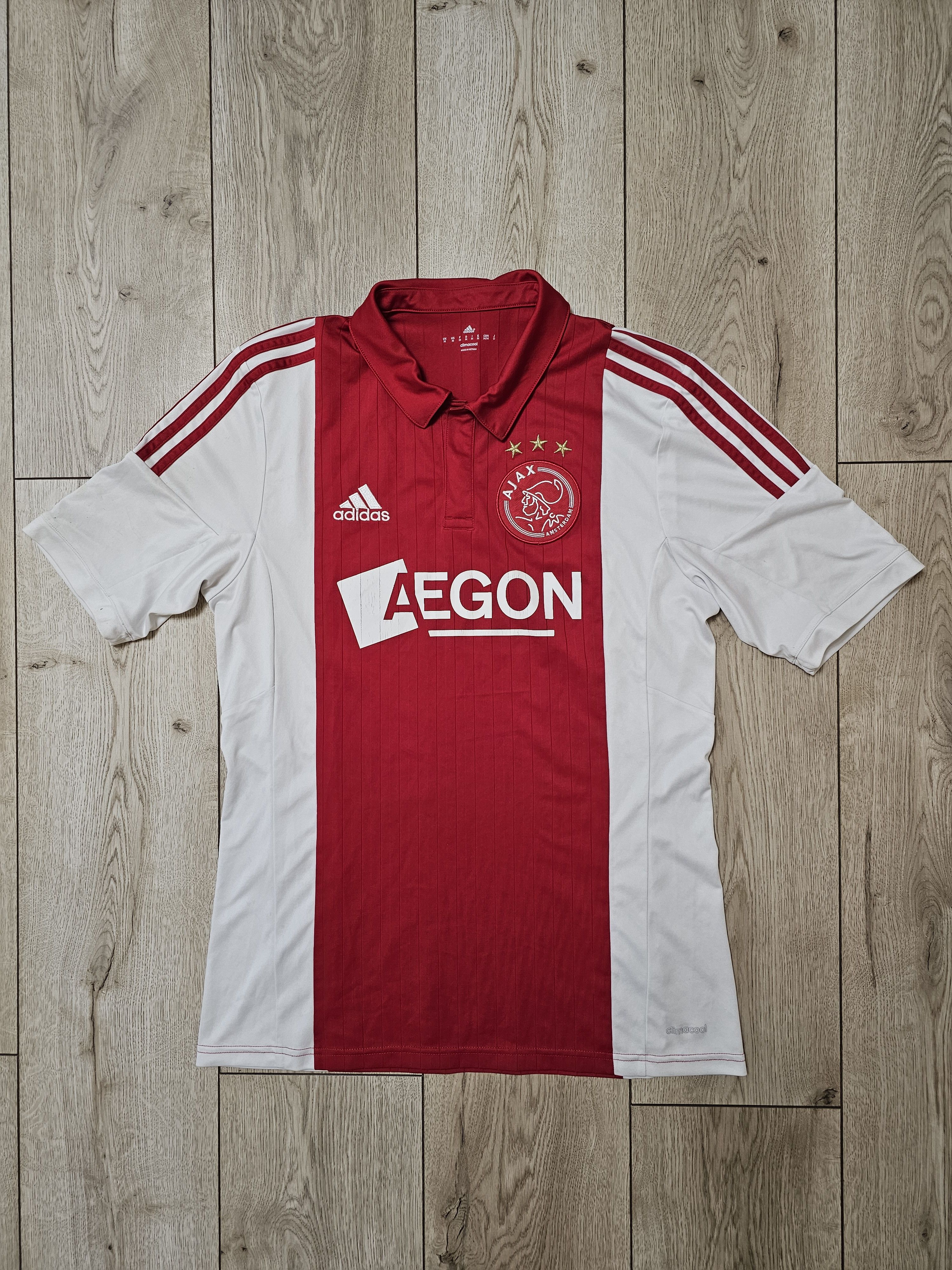 Adidas AJAX AMSTERDAM 2014 2015 HOME FOOTBALL SHIRT SOCCER JERSEY Size US M / EU 48-50 / 2 - 1 Thumbnail