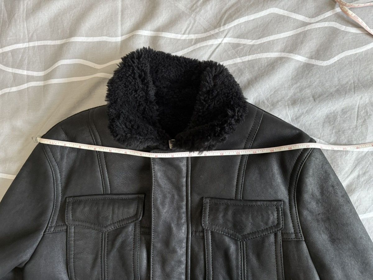 Drome Drome Shearling Leather Bomber Jacket Black Medium Size US M / EU 48-50 / 2 - 16 Thumbnail