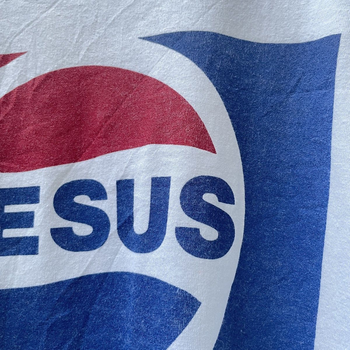 Vintage Vintage 90s Jesus T-Shirt, Pepsi Parody Graphic Tee Size US XL / EU 56 / 4 - 10 Thumbnail