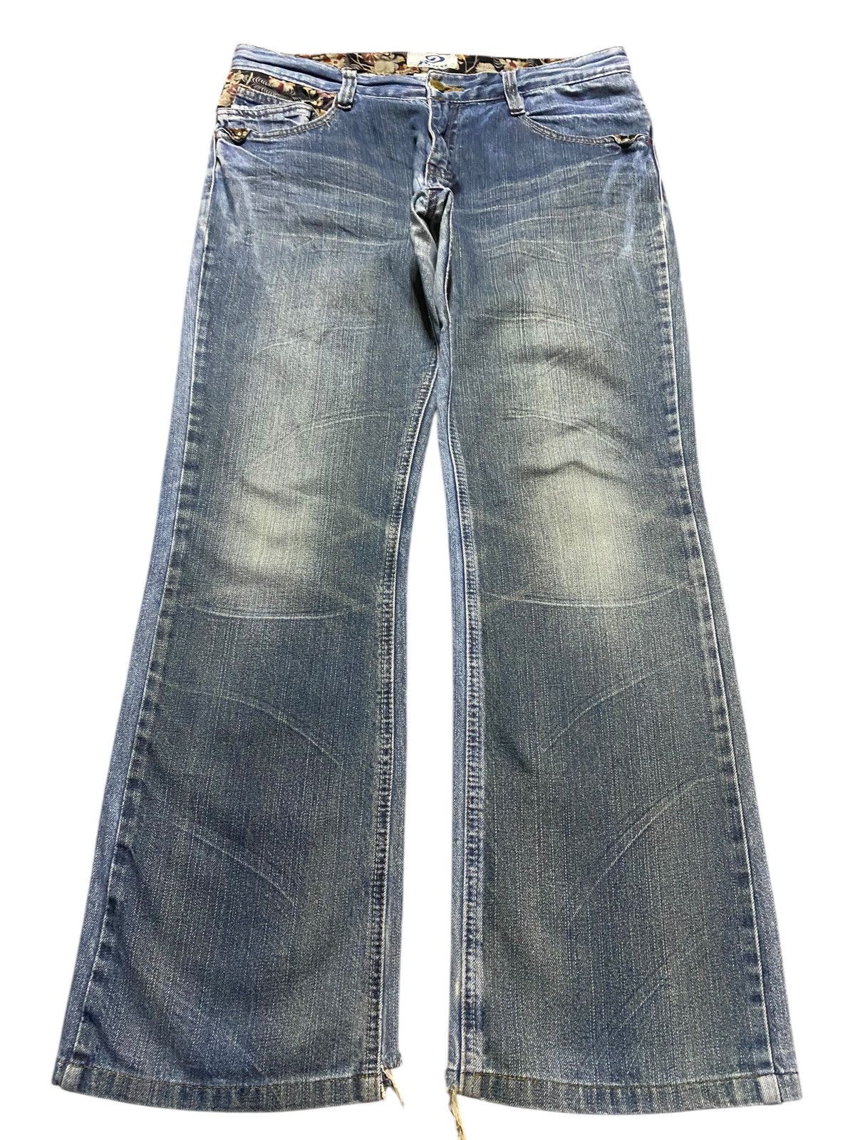 Hysteric Glamour Vintage Japanese Brand Piko Flare Denim Jeans Size US 33 - 1 Thumbnail