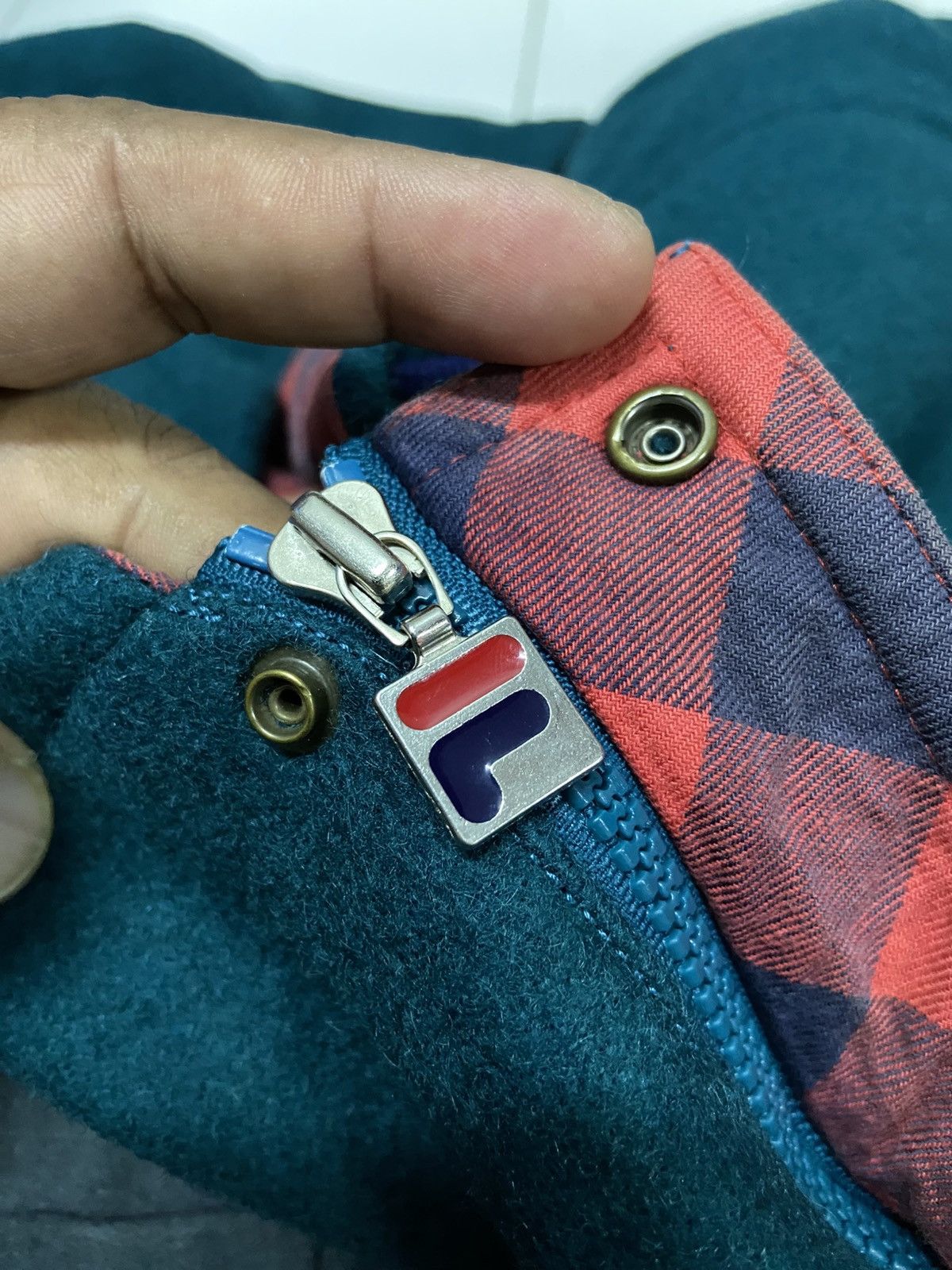Fila VINTAGE 90’s FILA WOOL ZIPPER JACKET Size US M / EU 48-50 / 2 - 8 Thumbnail