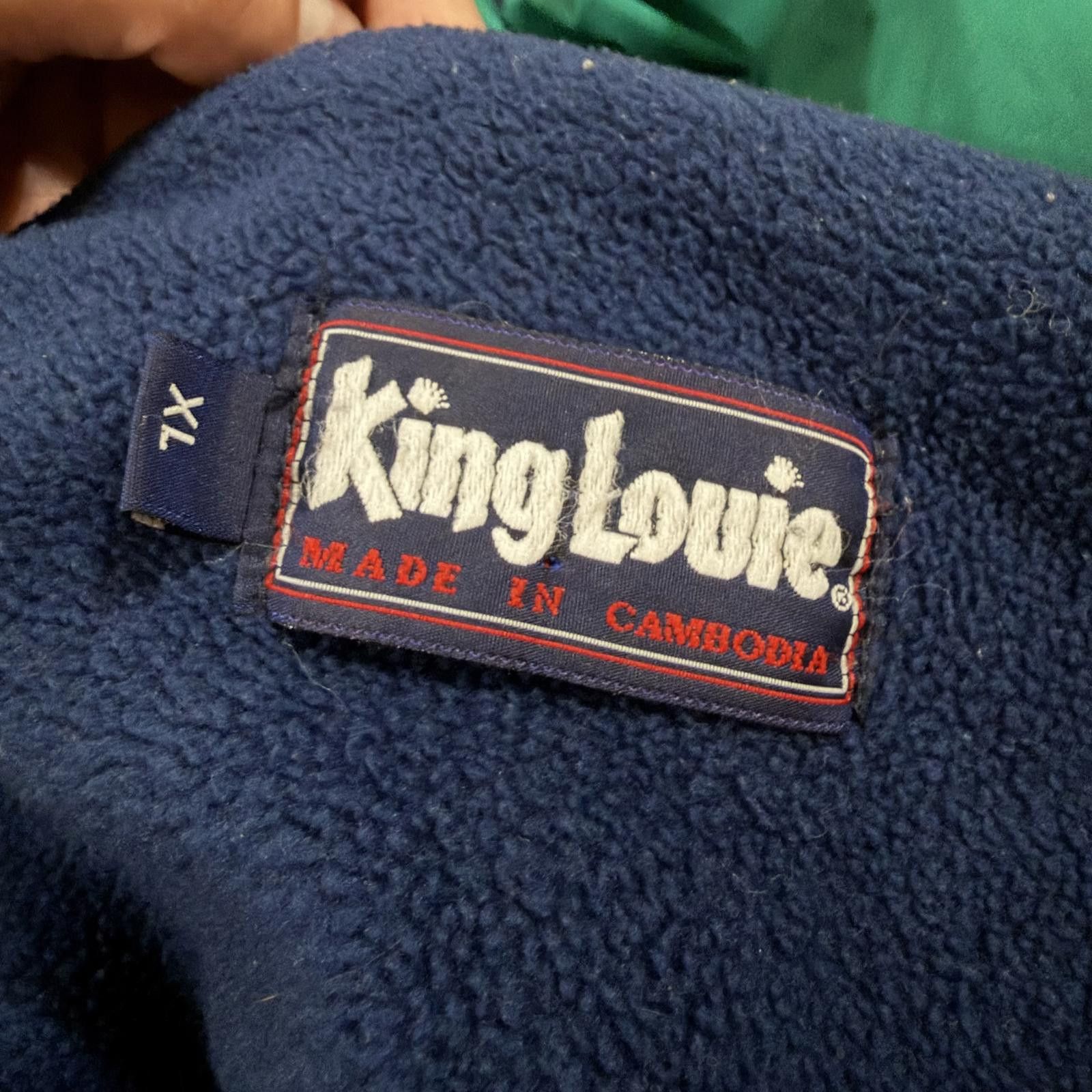 Other Vintage 90s Yellowstone King Louie Fleece Lined Teal Jacket Size US XL / EU 56 / 4 - 5 Thumbnail