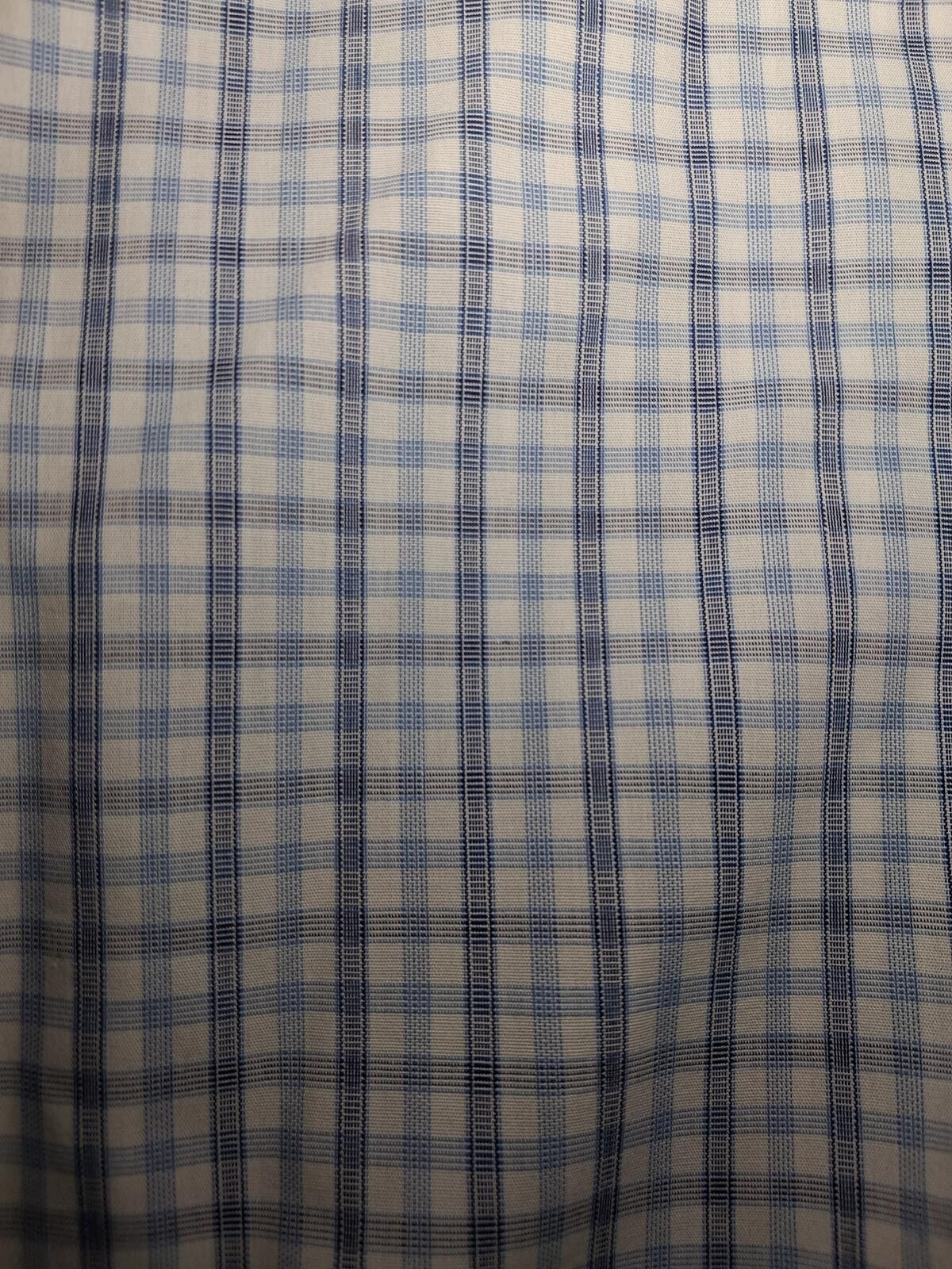 Brooks Brothers Brooks Brothers Dress Shirt Mens 16-36 L White Check Supima Size 42R - 4 Thumbnail