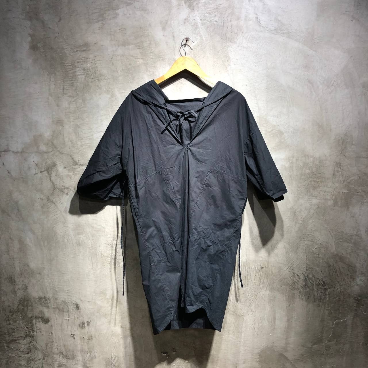 image of Maison Margiela Paris Ss19 Mm6 Sailor Collar Mini Dress in Black, Women's (Size Large)