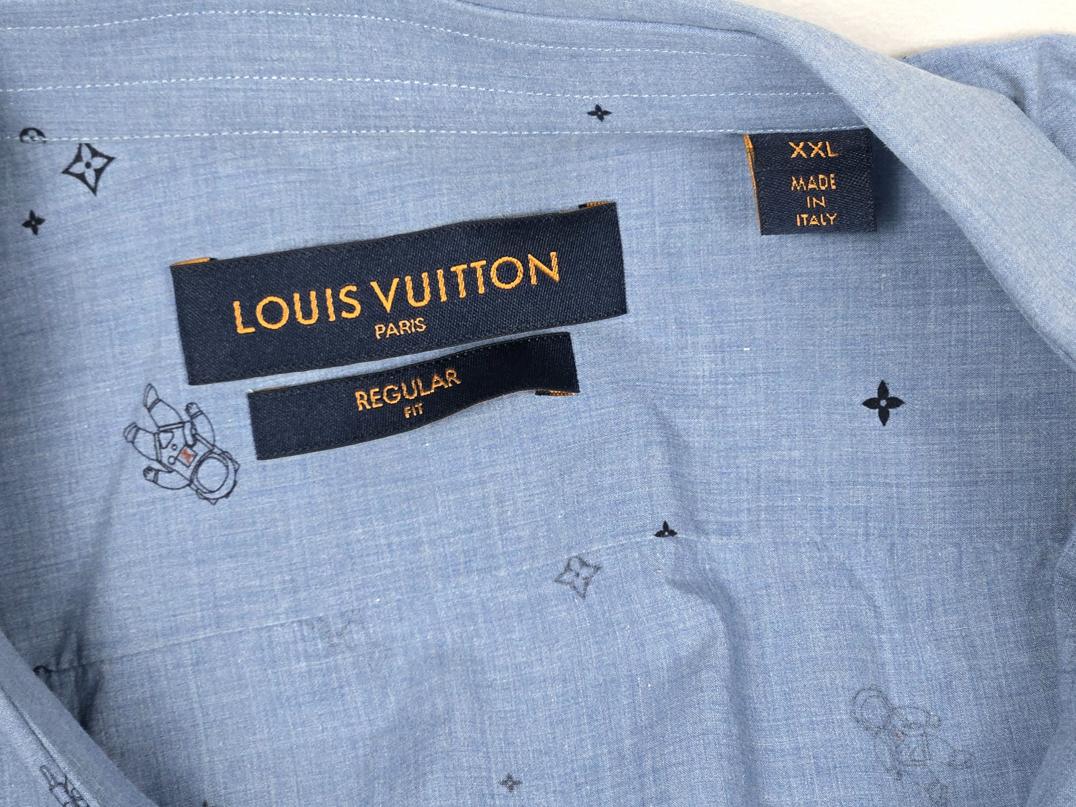Louis Vuitton Louis Vuitton Astronaut Print Button Down Shirt XXL Size US XXL / EU 58 / 5 - 6 Thumbnail