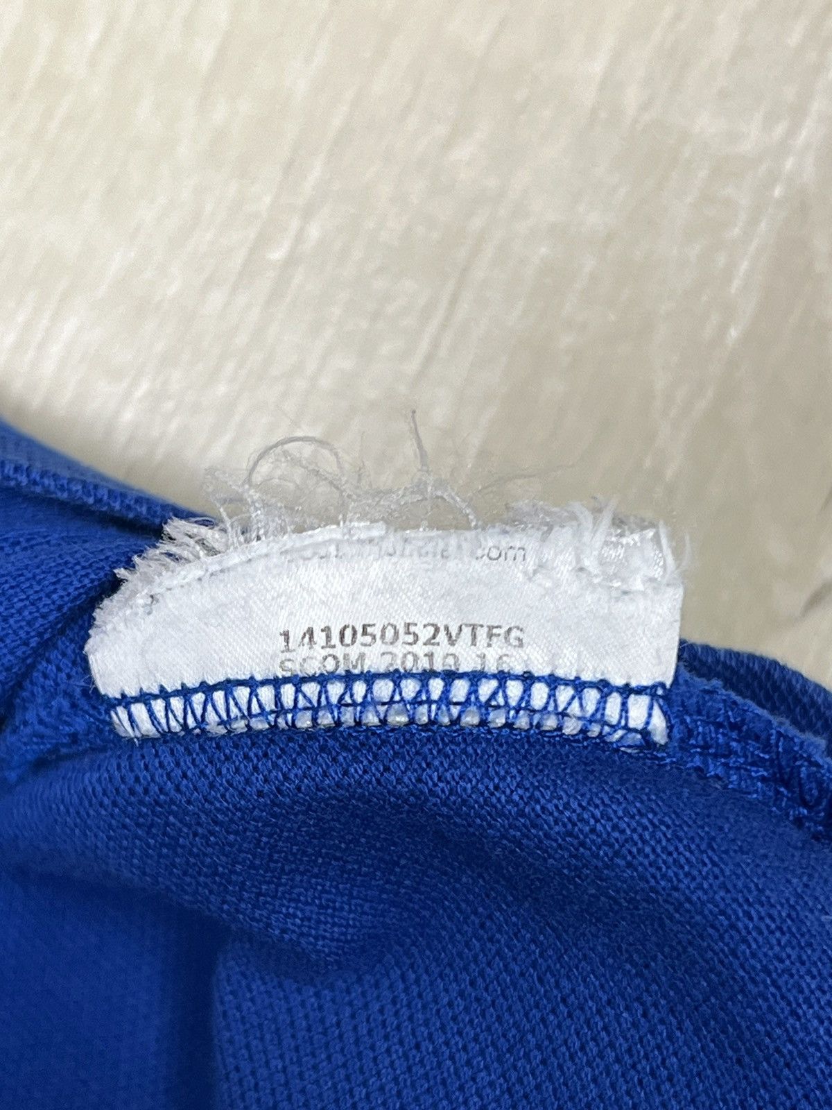Moncler MONCLER Polo Shirt Cotton Blue Short Sleeve Logo Patch Size US L / EU 52-54 / 3 - 10 Thumbnail