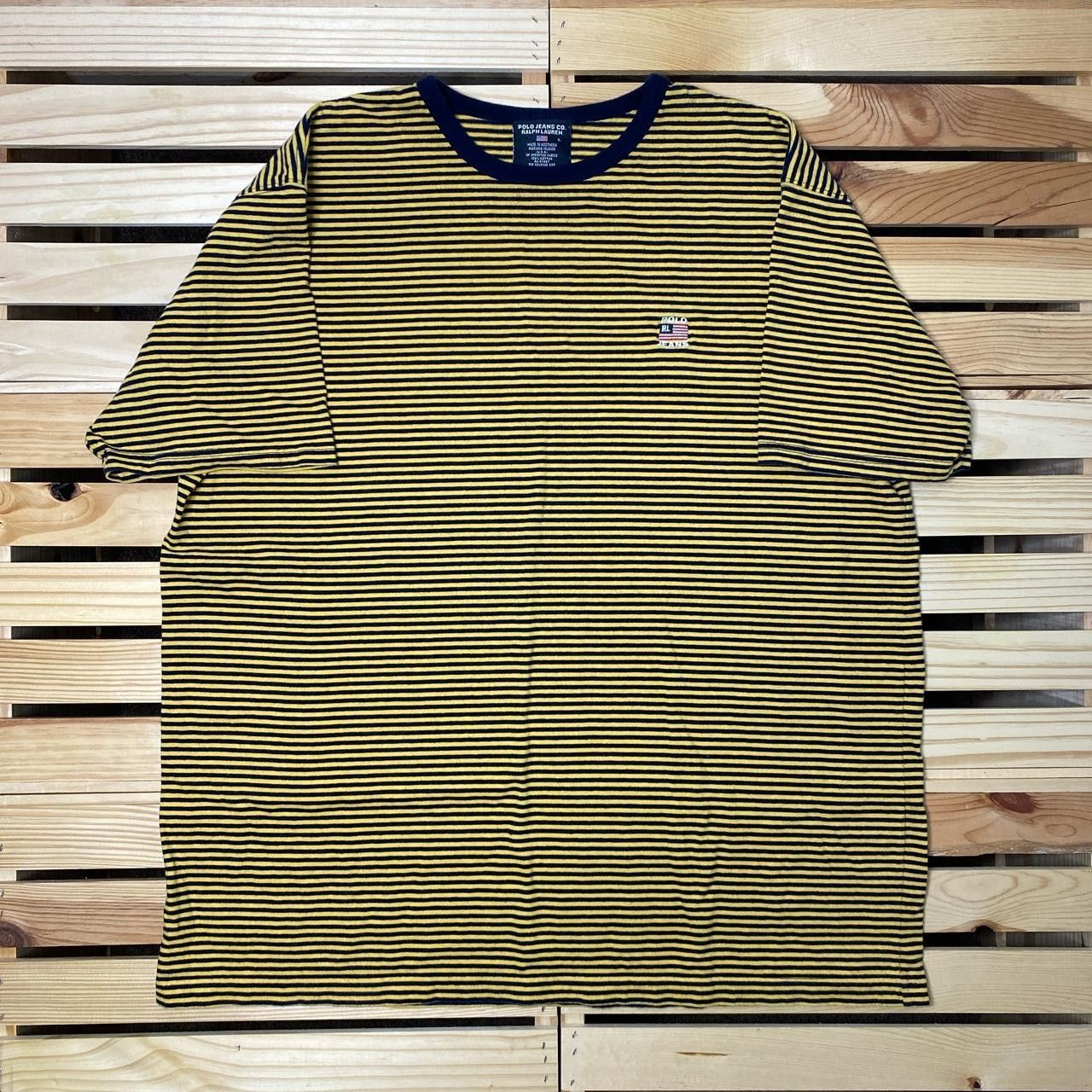 Polo Ralph Lauren Vintage Polo Jeans Co. Ralph Lauren Striped Tee Size Large Size US L / EU 52-54 / 3 - 1 Thumbnail