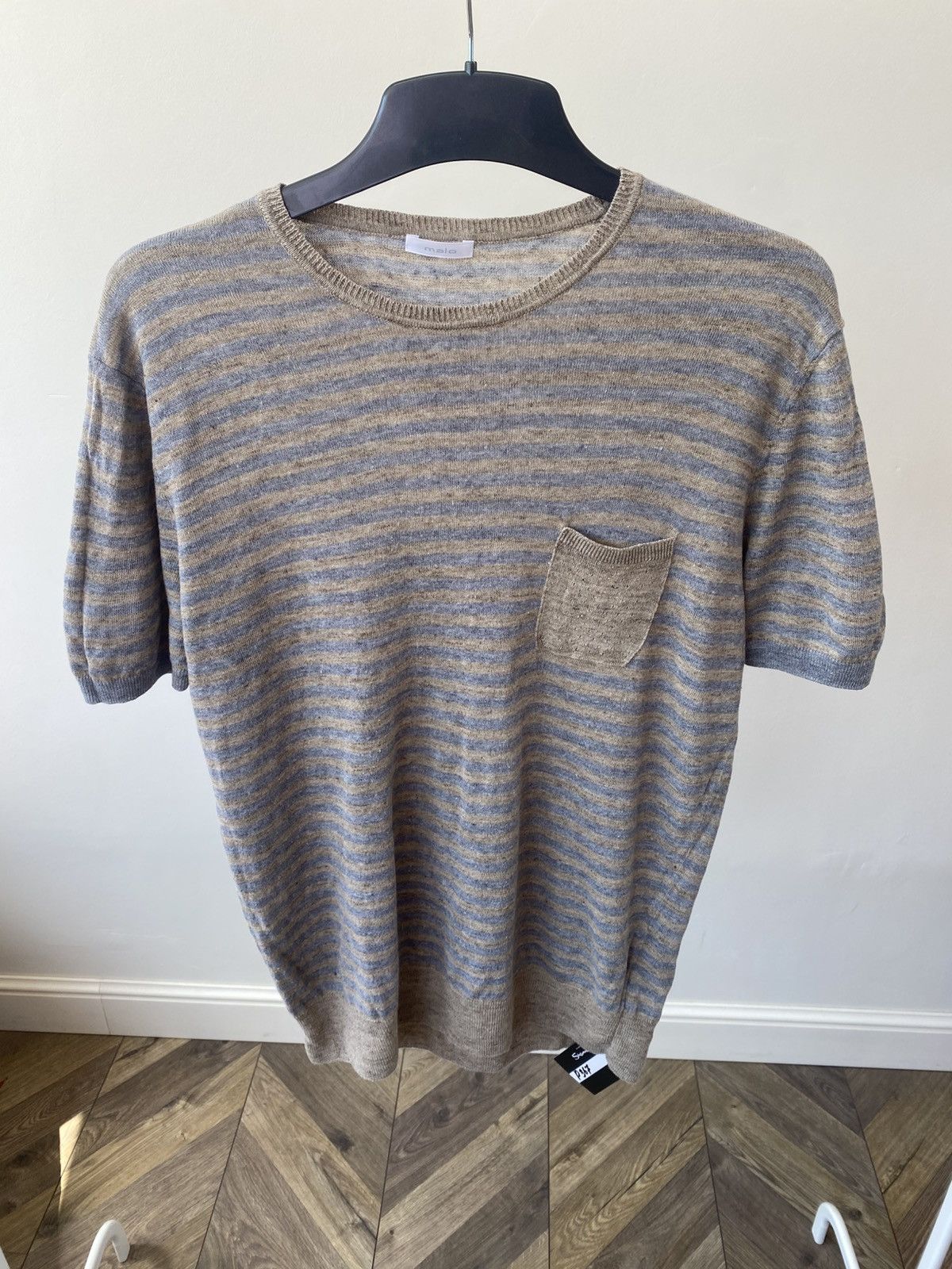 Malo Vintage Malo Linen viscose and cotton crewneck tee Size US L / EU 52-54 / 3 - 5 Thumbnail