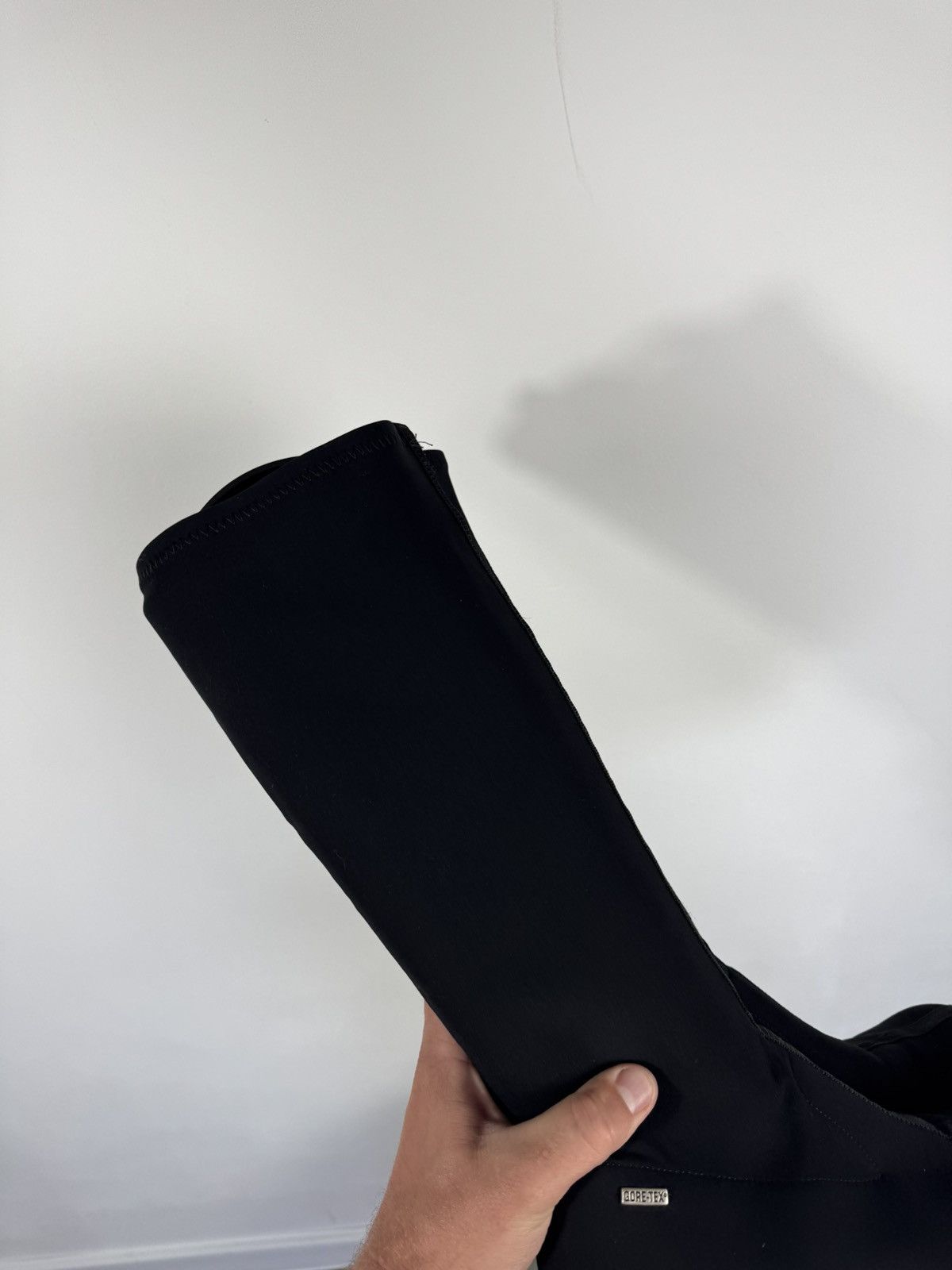 Other Vintage Gore Tex Black Stretch Knee High Boots Block Heel 39 Size US 8 / IT 38 - 11 Thumbnail