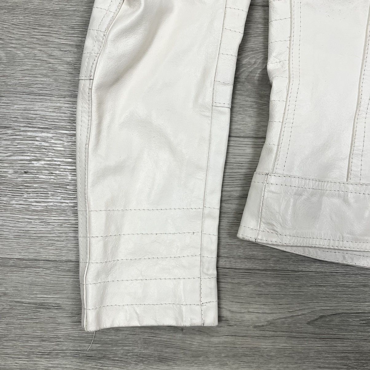 Other XETRA Italy Creamy Lambskin Leather Moto Jacket Women’s Sz M Size M / US 6-8 / IT 42-44 - 9 Thumbnail