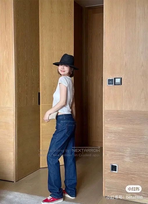 The Row The row size 2 Blue Straight Leg Jeans Size 22" - 6 Thumbnail