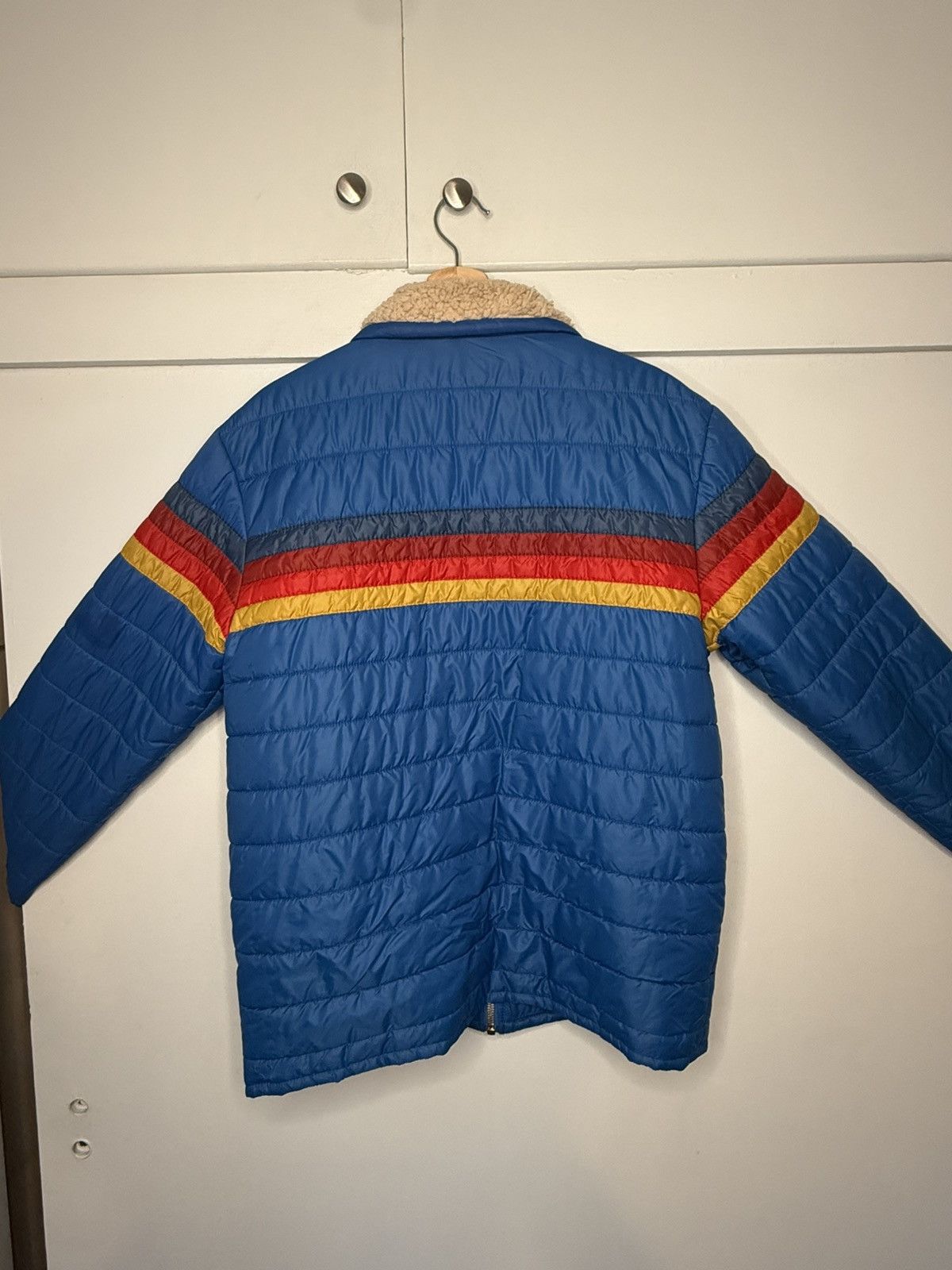 Aviator Nation Aviator Nation Sunburst Stripe Puffer w/ Sherpa Collar Size US XL / EU 56 / 4 - 2 Thumbnail