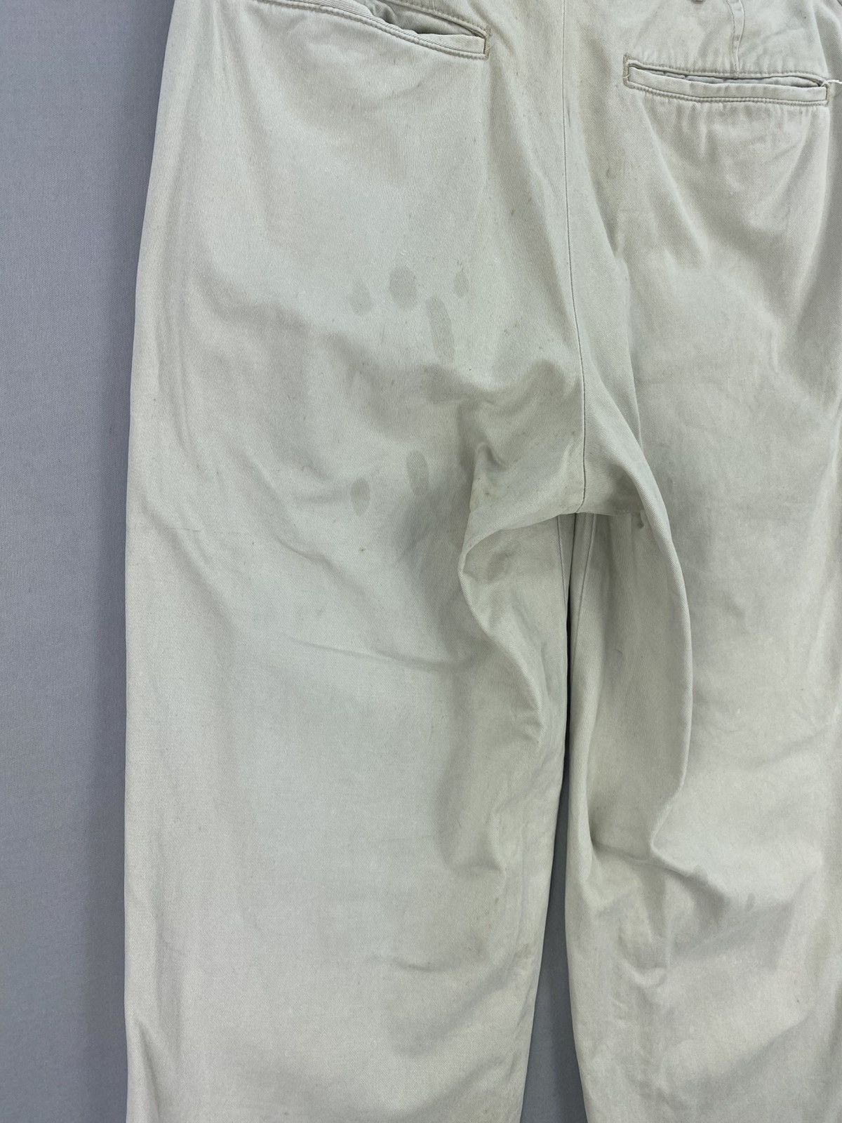 Levi's Vintage 90’s Levi’s Iconic 1970s US Army Khaki Trouser Pants Size US 30 / EU 46 - 7 Thumbnail